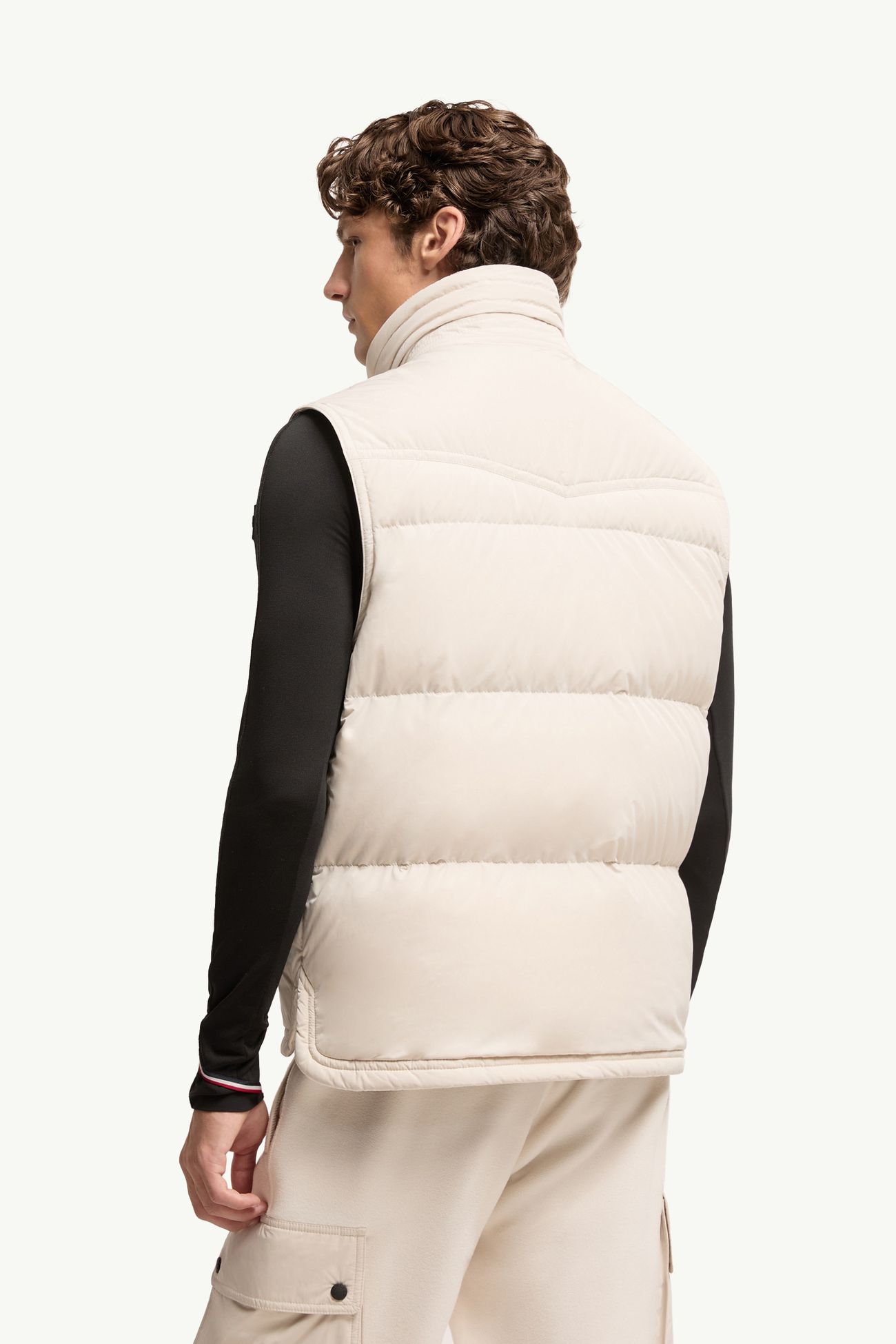 Evans 다운 베스트 남성 라이트 베이지 Moncler 4