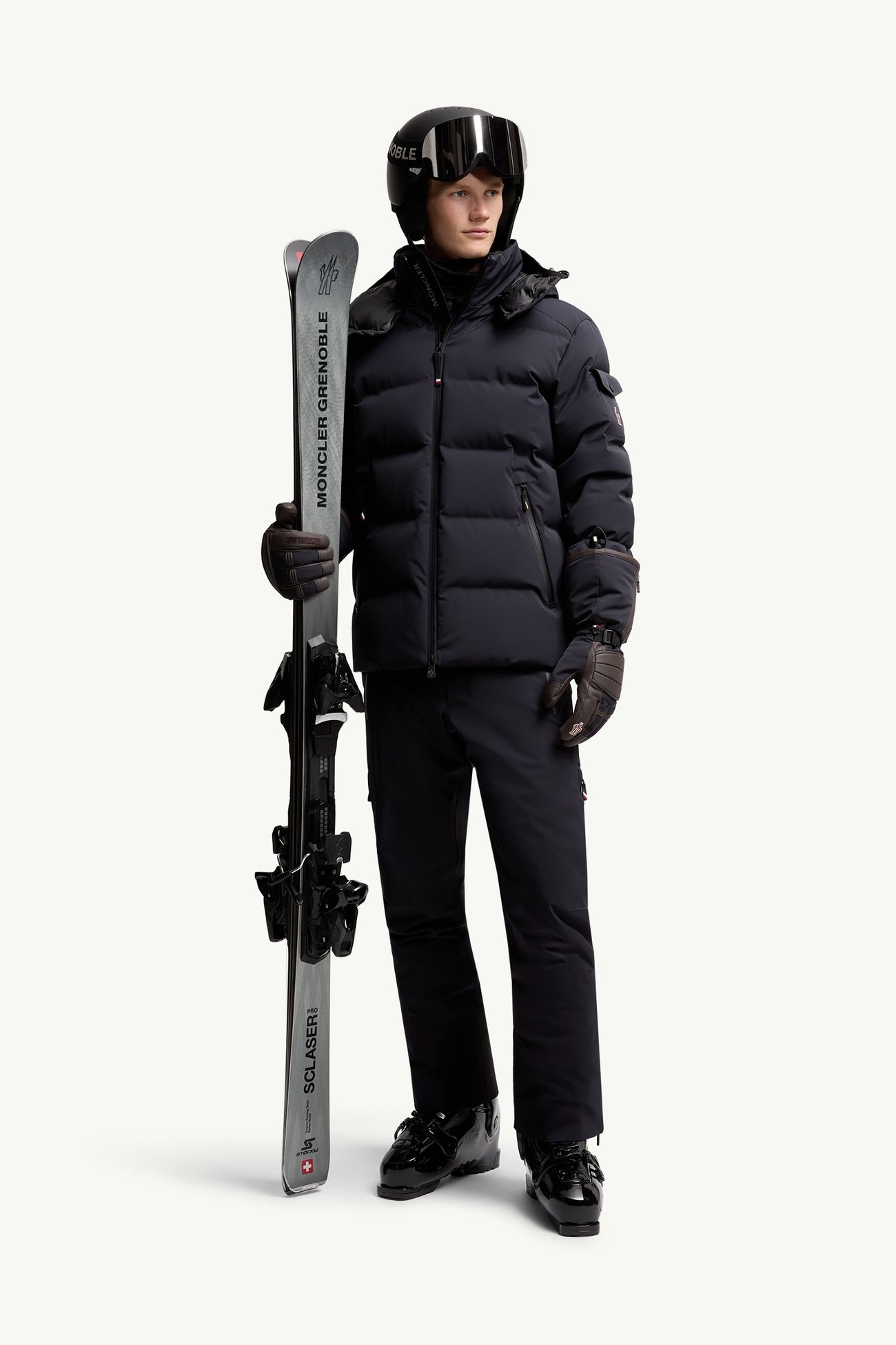 Giacca da sci isolante Montgetech con cappuccio Uomo Blu Navy Moncler 0