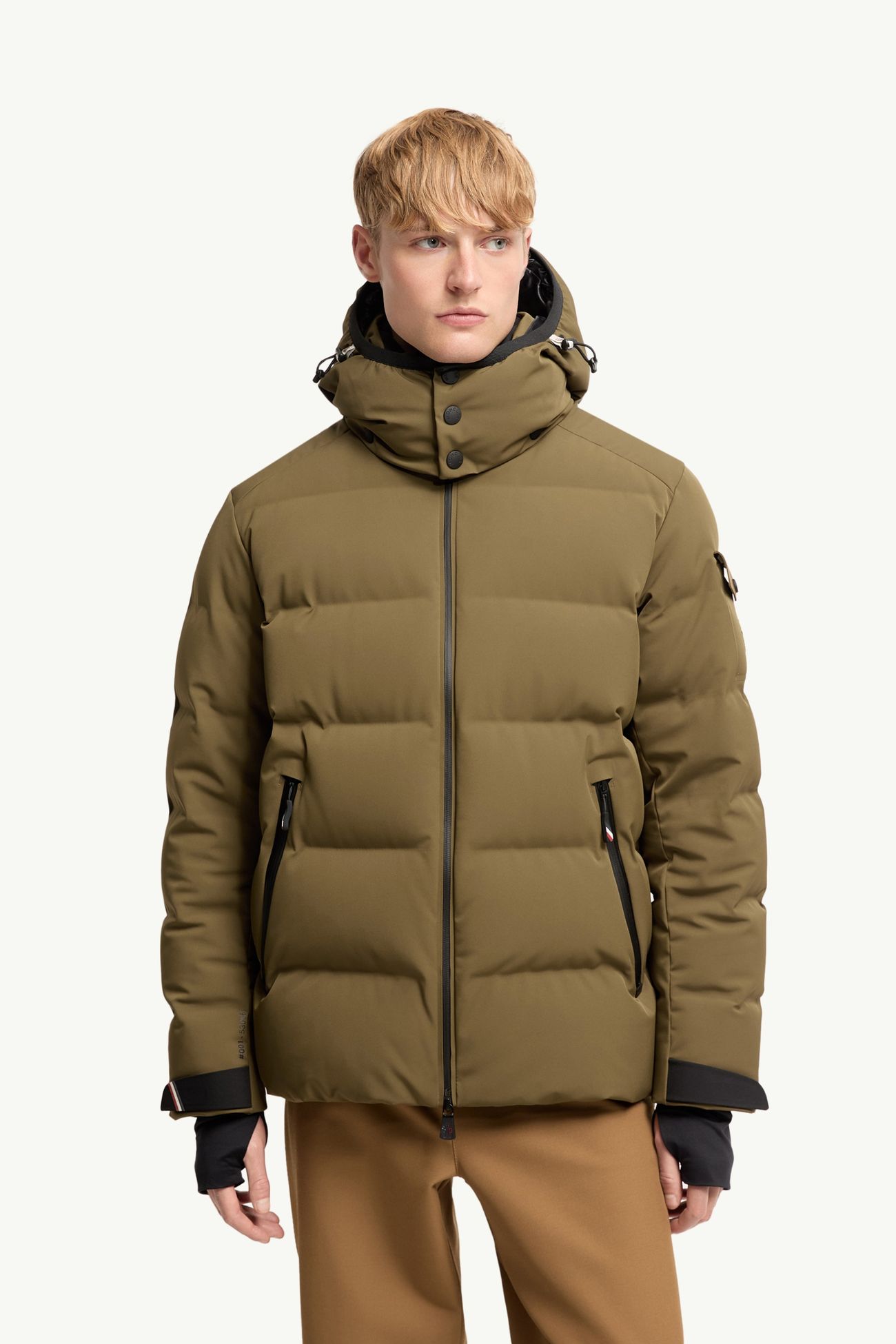 Chaqueta de esquí aislante Montgetech con capucha Hombre Verde Oliva Moncler 3