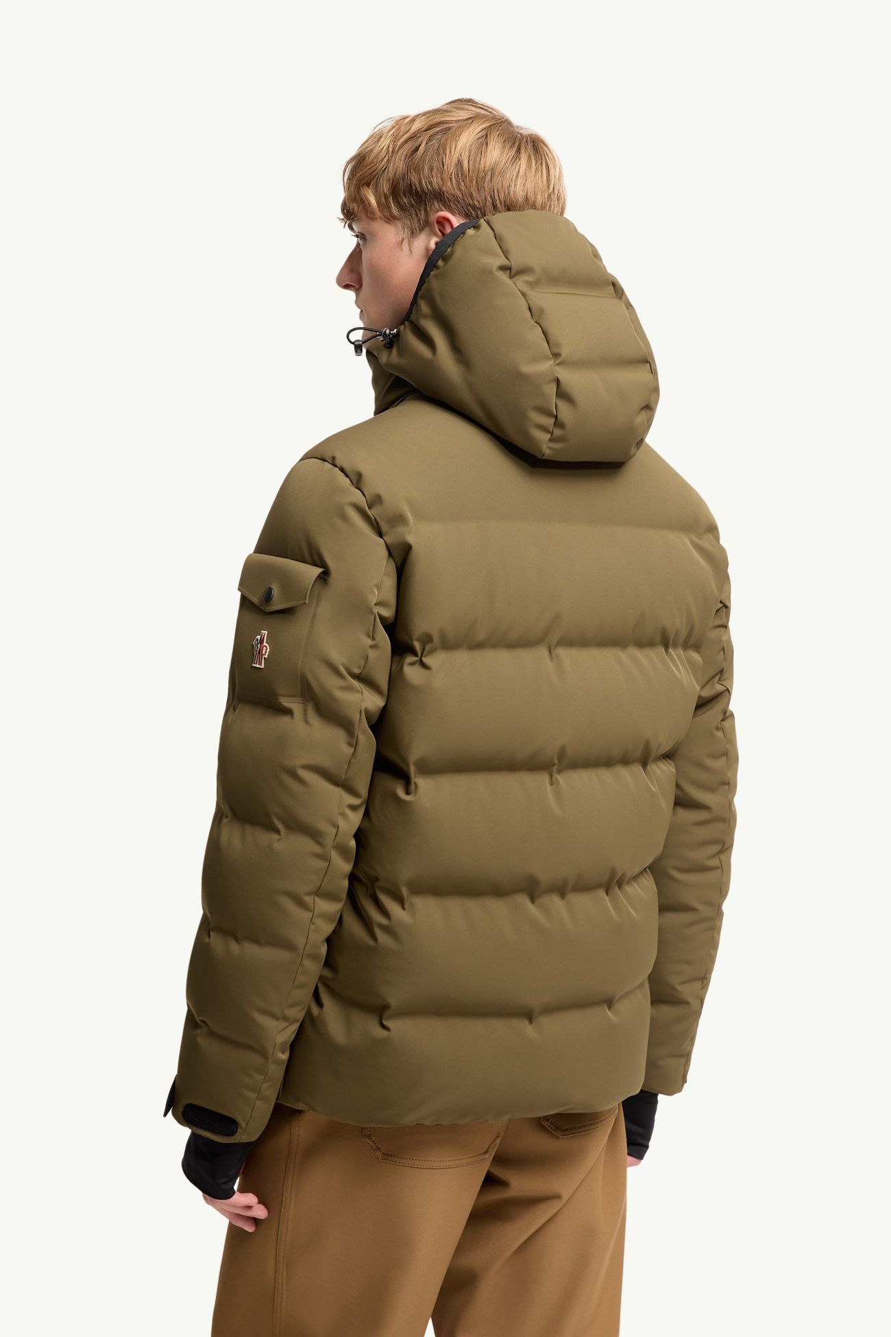 Chaqueta de esquí aislante Montgetech con capucha Hombre Verde Oliva Moncler 4