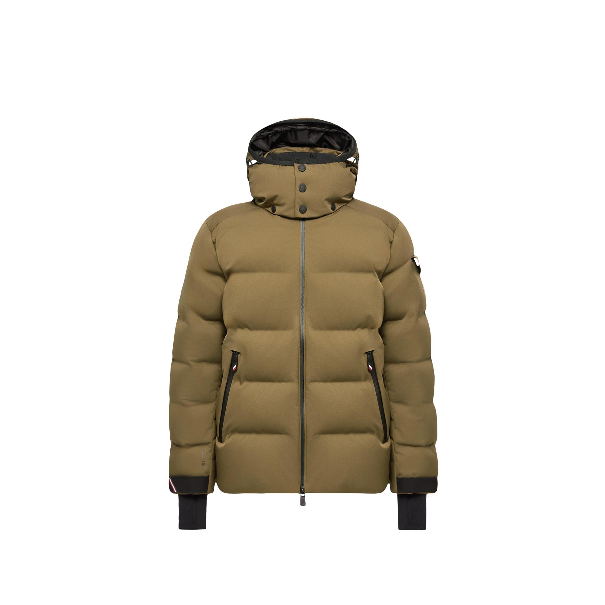 Moncler Giacca Da Sci Isolante Montgetech Con Cappuccio Uomo da Verde, Taglia: 4