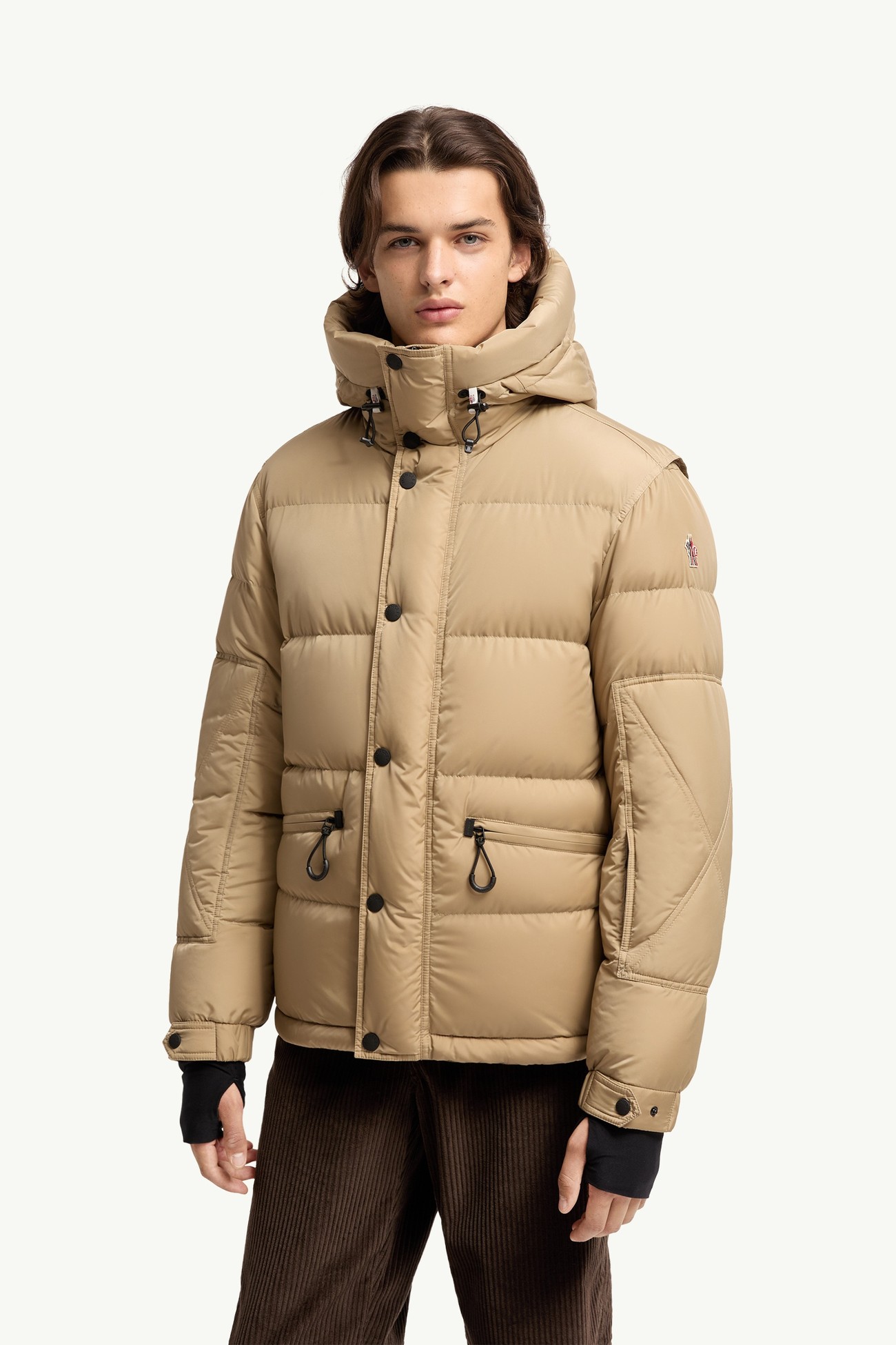 Kasanka Daunen-Skijacke mit Kapuze Herren Beige Moncler 3