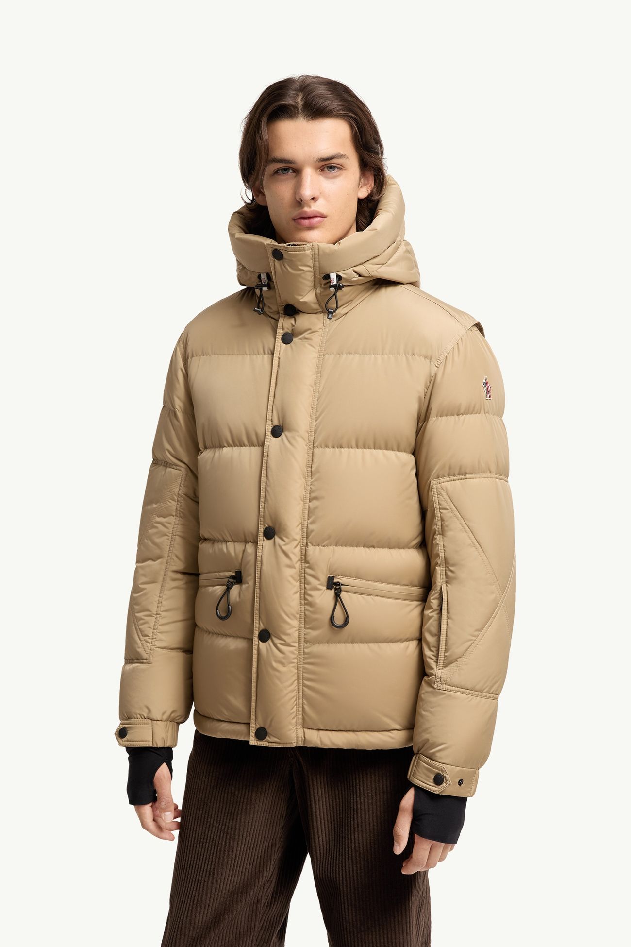 Kasanka Hooded Insulated Ski Jacket Men Beige Moncler 3
