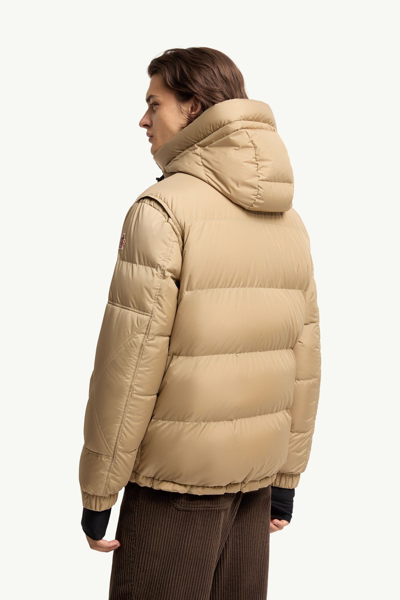 Plumífero de esquí con capucha Kasanka Hombre Beige Moncler 4