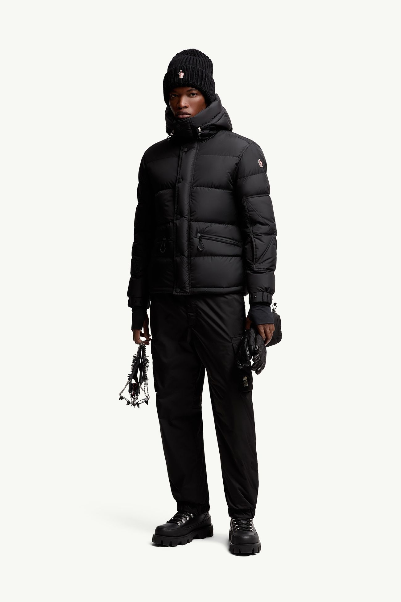 Kasanka スキージャケット メンズ ブラック Moncler 0