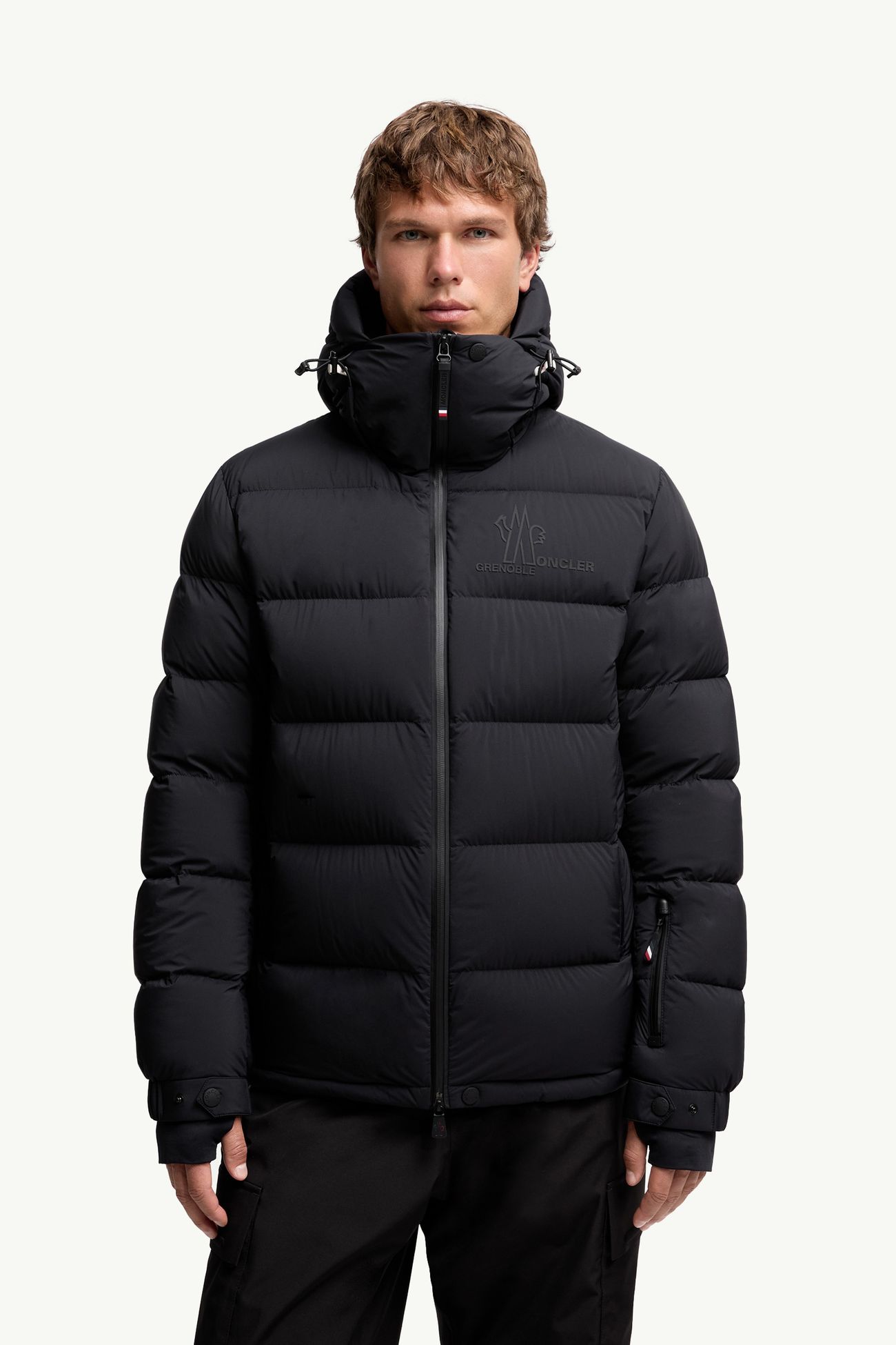 Giacca da sci imbottita Isorno con cappuccio Uomo Nero Moncler 3