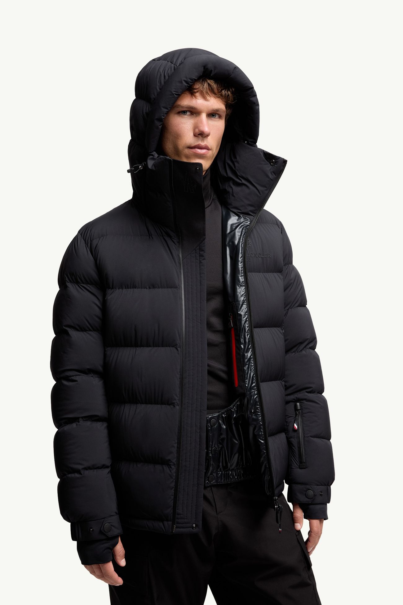 Isorno男士连帽羽绒夹克外套 男士 黑色 Moncler 5