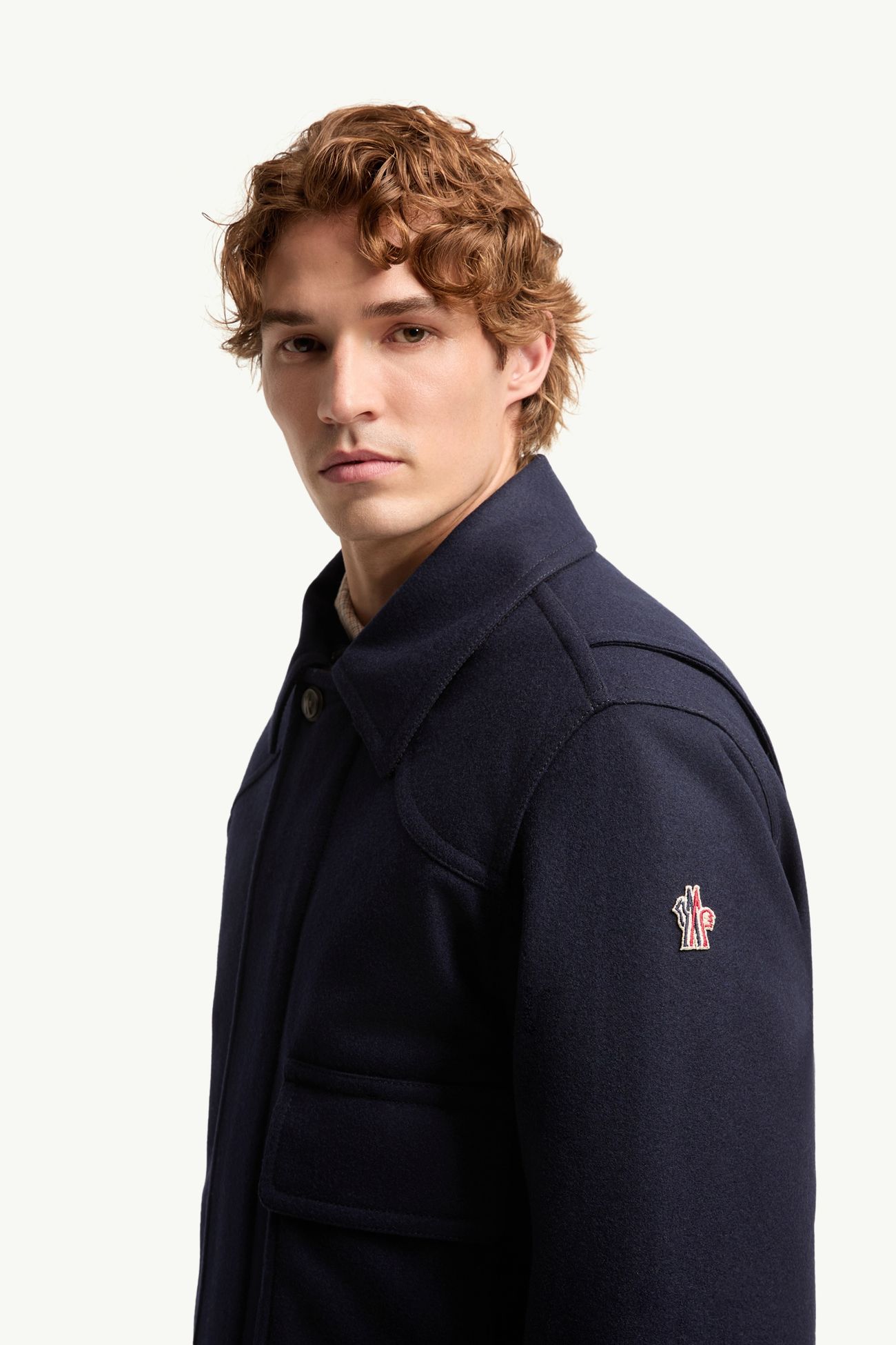 Chaqueta acolchada larga Villard Hombre Azul oscuro Moncler 1
