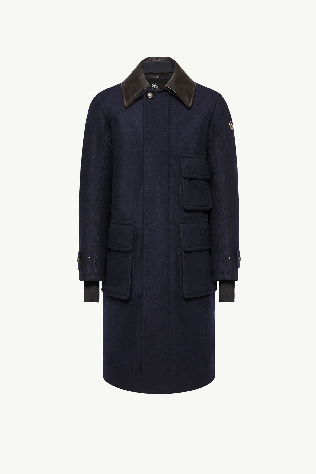 Villard lange, gefütterte Jacke Herren Dunkelblau Moncler 2