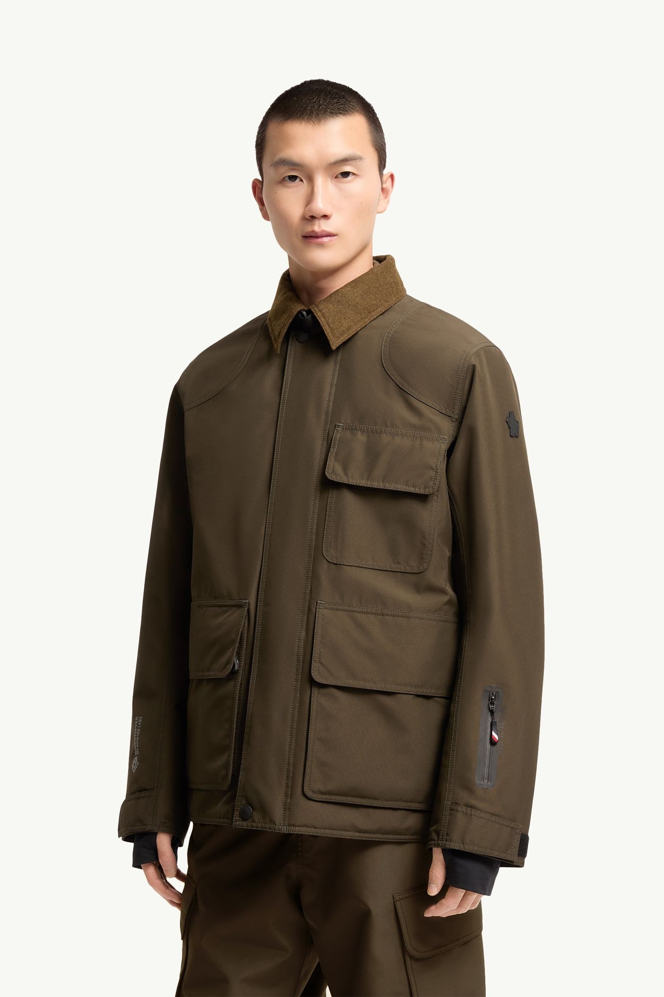 Veste de ski isolante à capuche Andes Hommes Vert Olive Moncler 3
