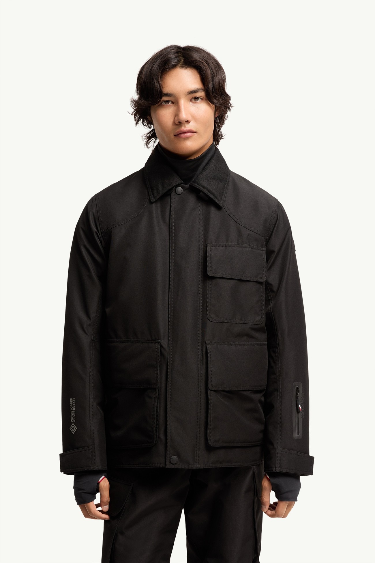 Andes Hooded Insulated Ski Jacket Men Black Moncler 3