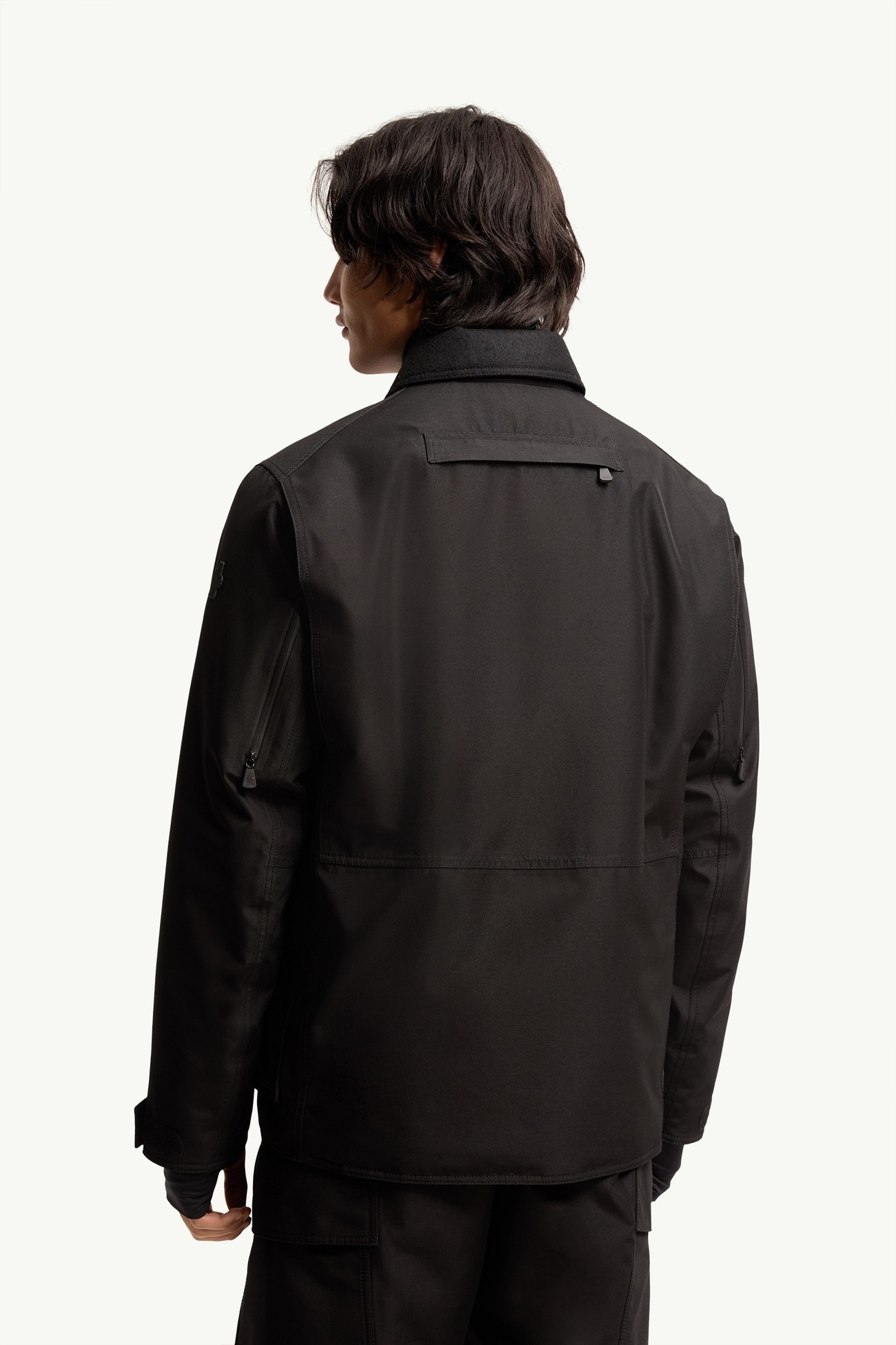 Andes isolierte Skijacke mit Kapuze Herren Schwarz Moncler 4