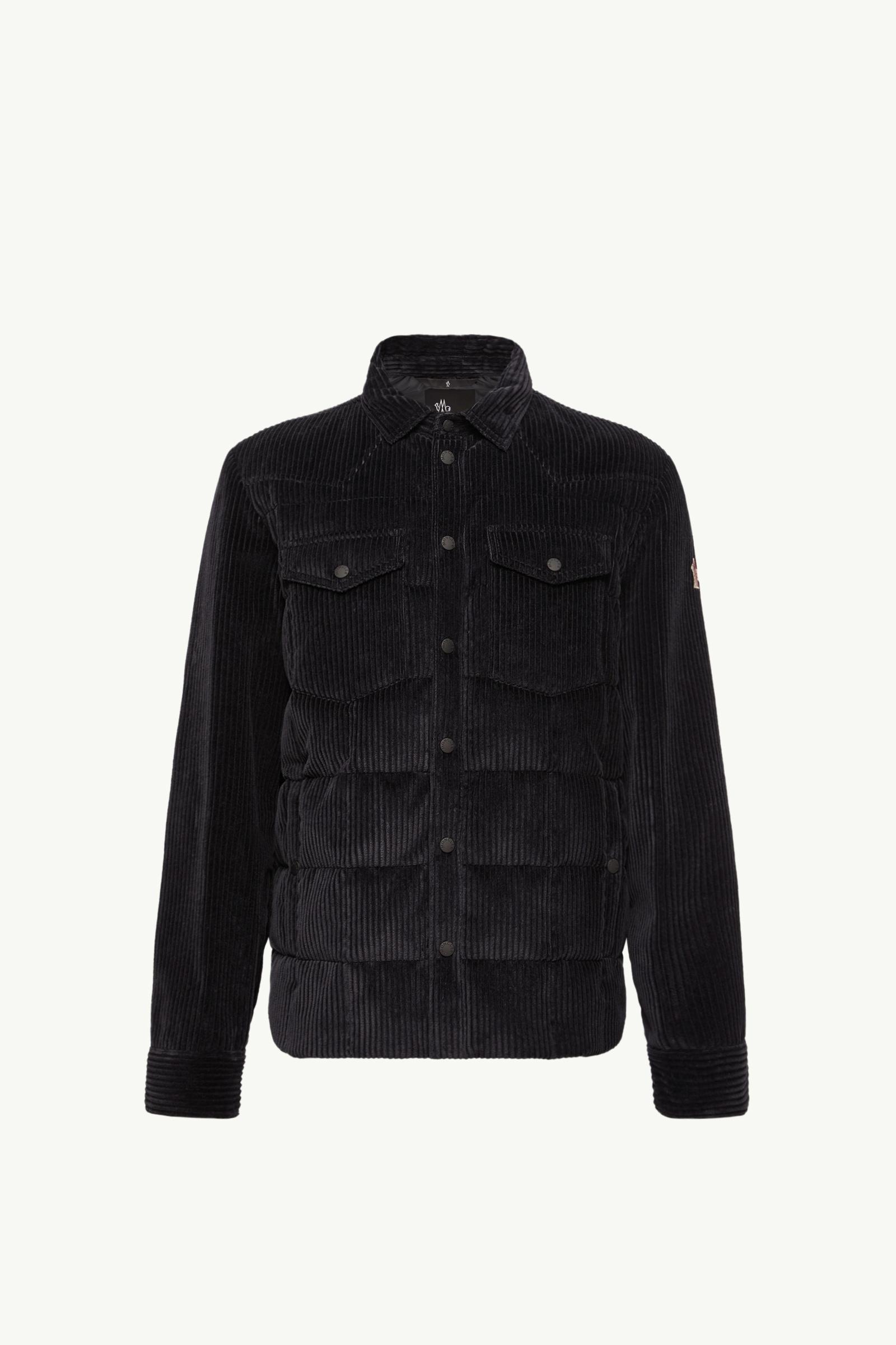 Gelt Corduroy Down Shirt Jacket Men Navy Blue Moncler, 1 of 0