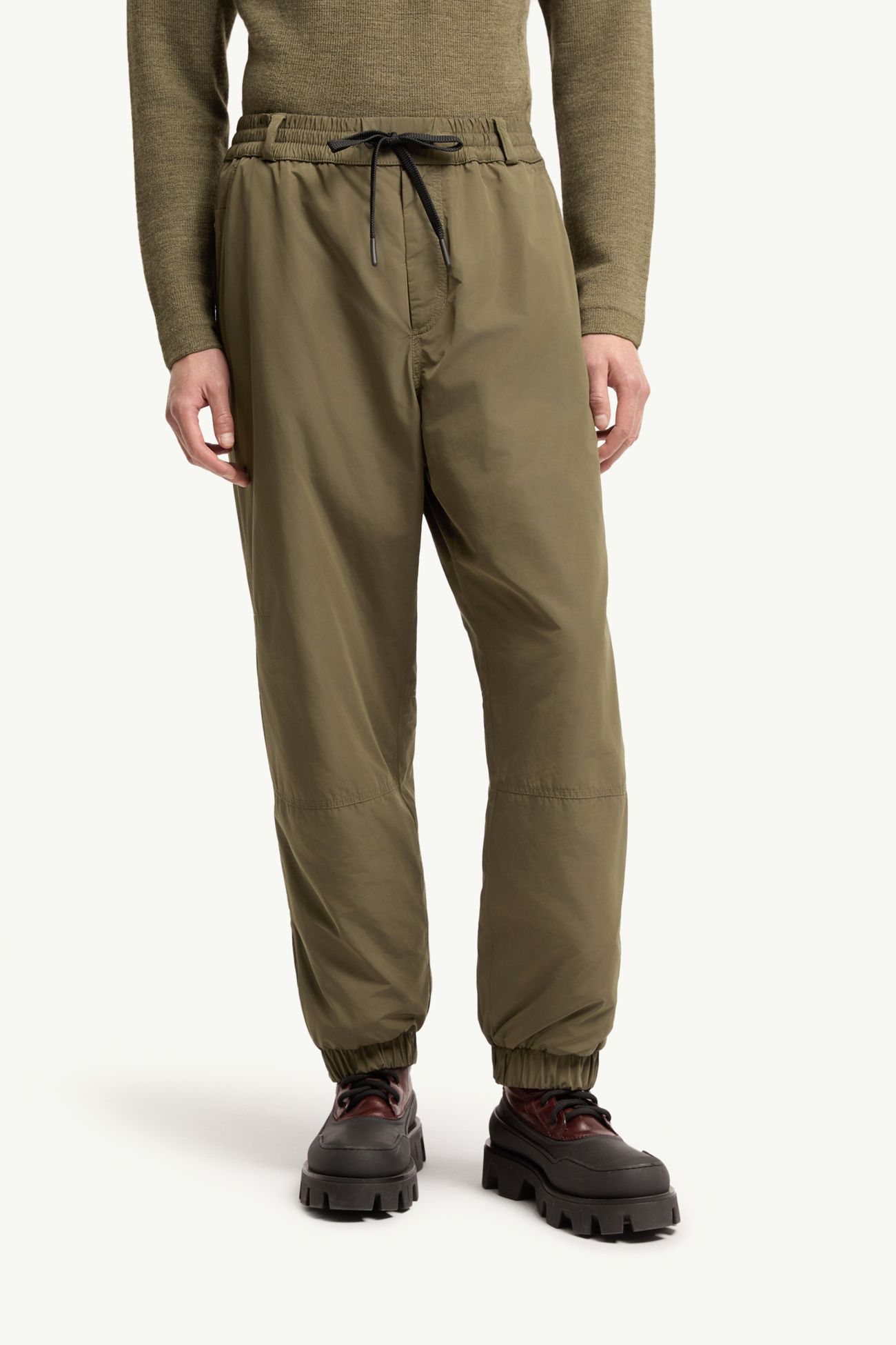 Jogging Trousers Men Olive Green Moncler 3