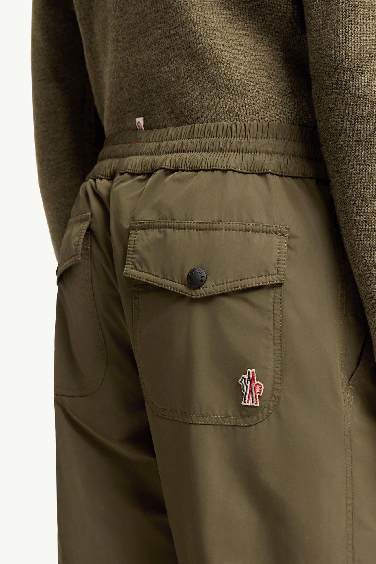 Jogging Trousers Men Olive Green Moncler 5