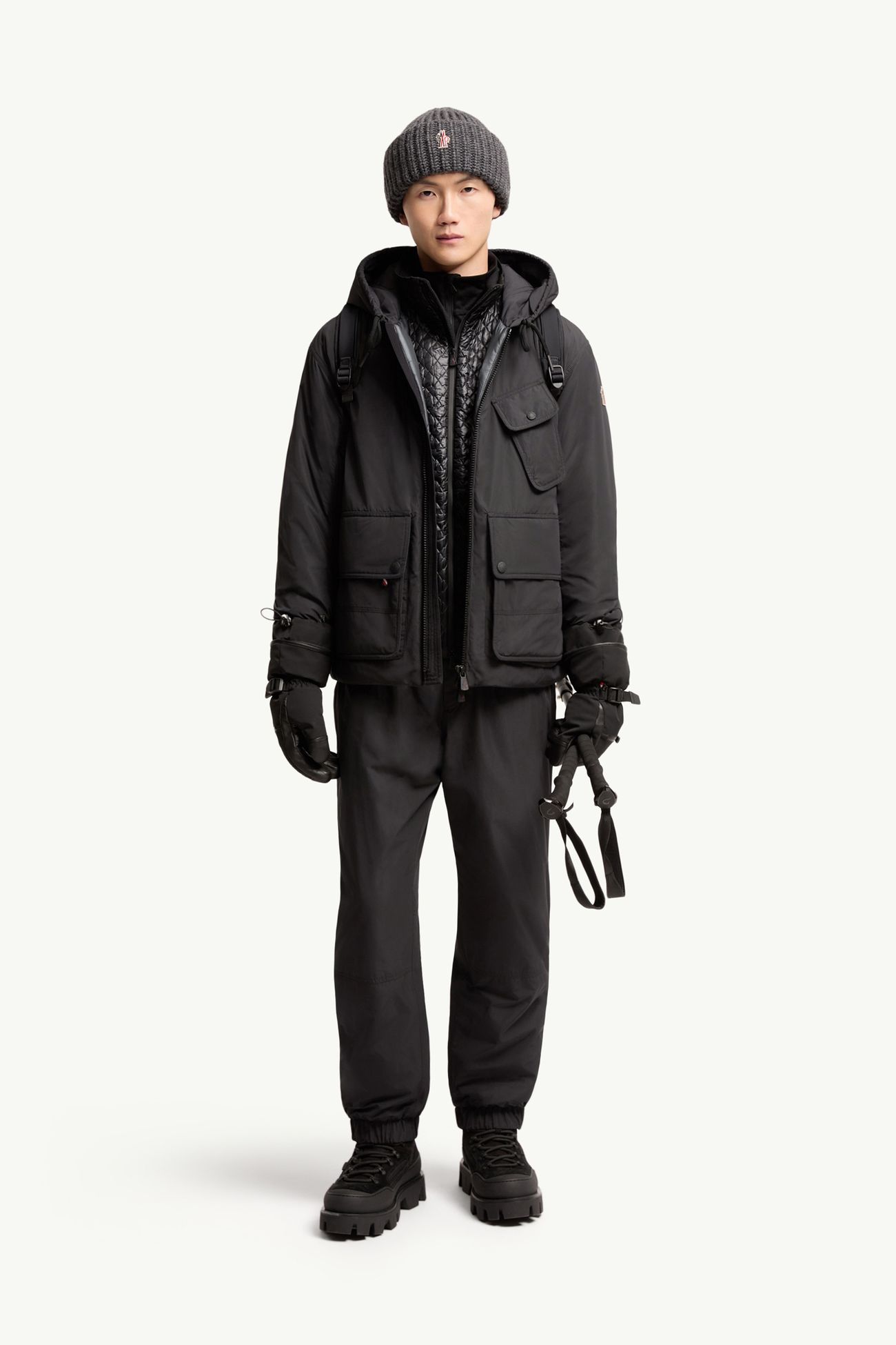 Jogging Trousers Men Black Moncler 0
