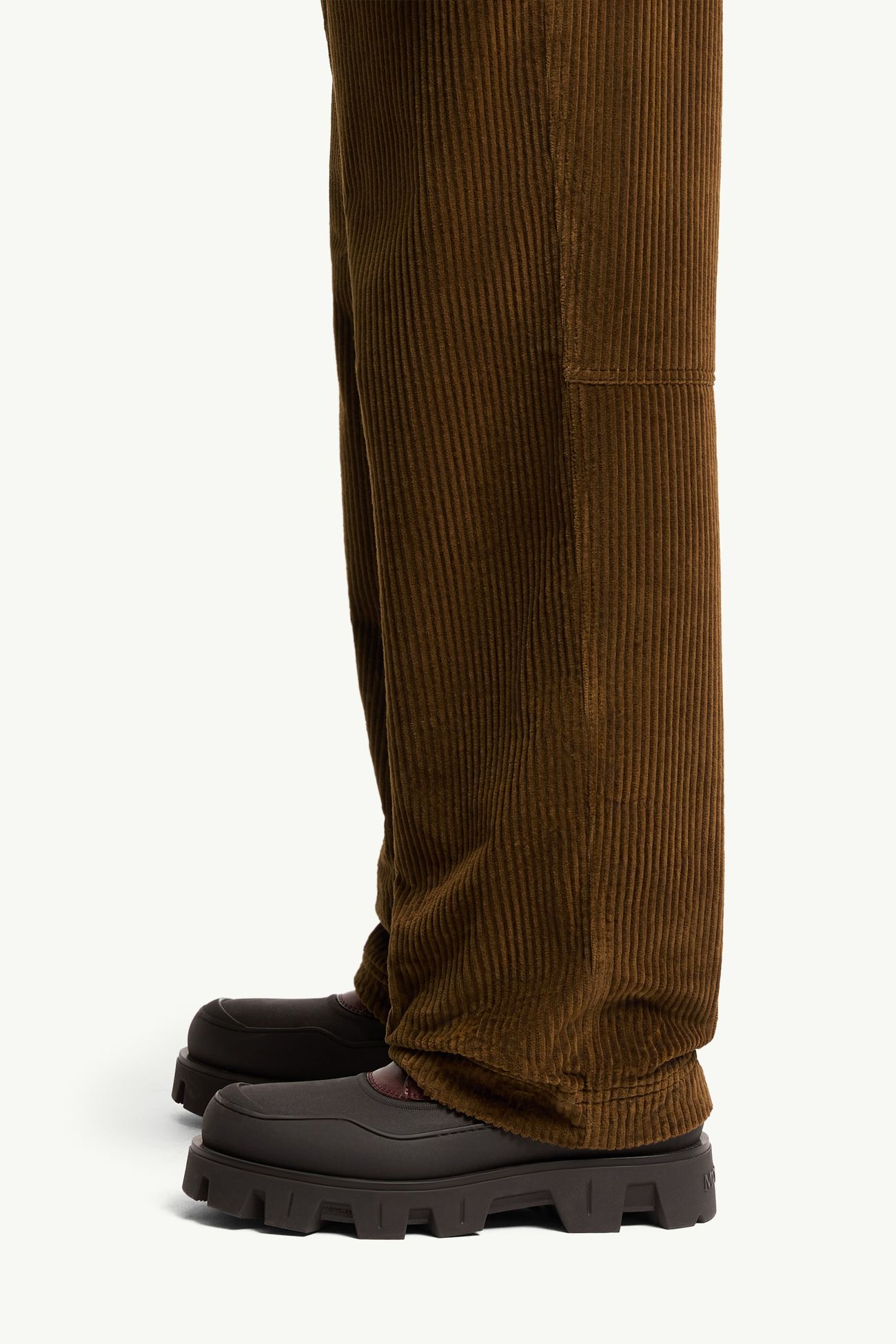 Corduroy Jogging Trousers Men Brown Moncler 1
