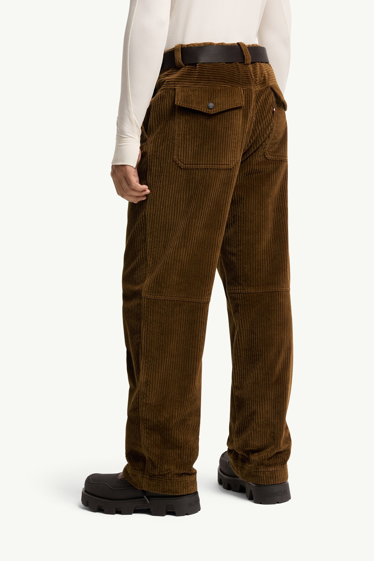 Jogginghose aus Cord Herren Braun Moncler 4