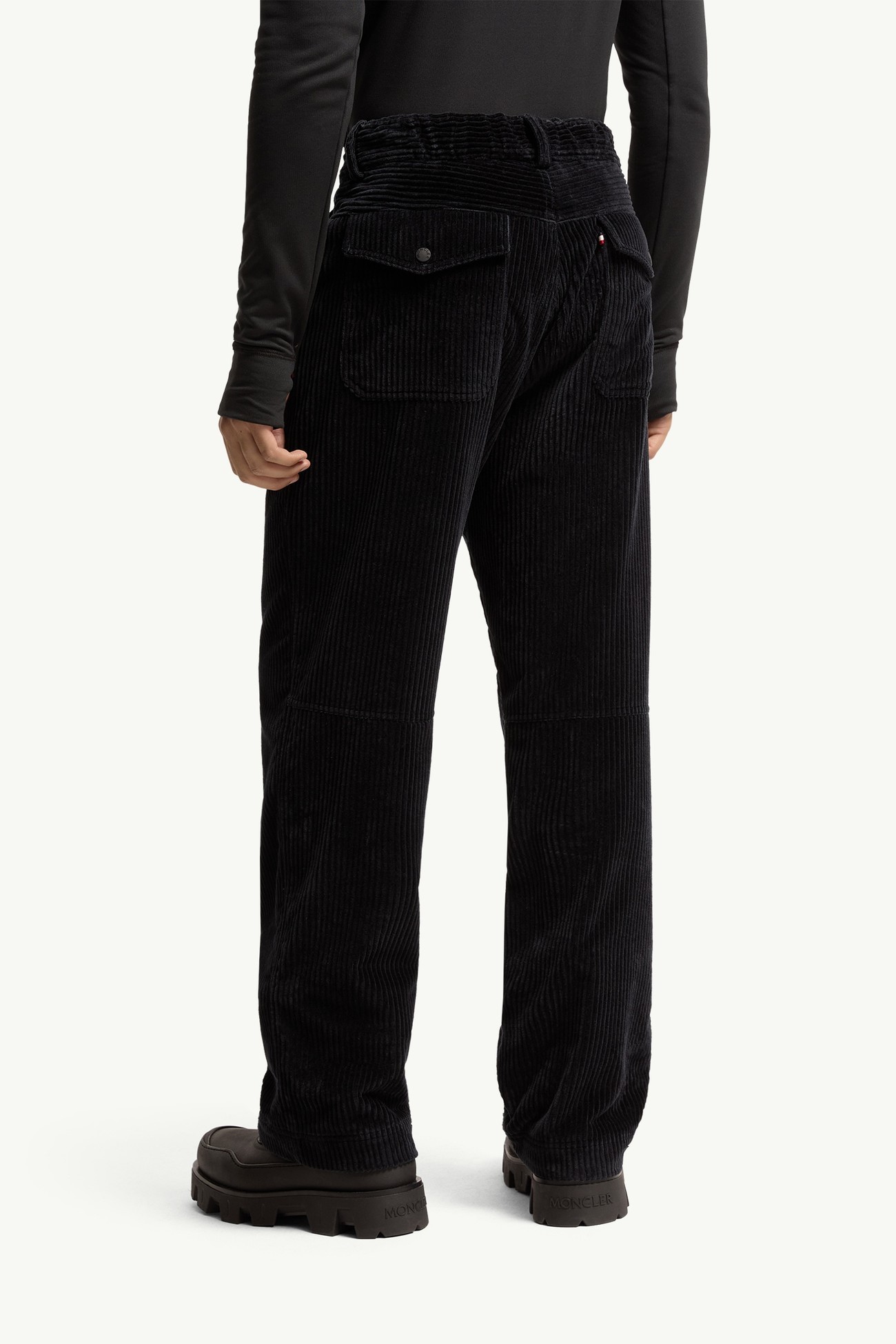 Corduroy Jogging Trousers Men Navy Blue Moncler 4