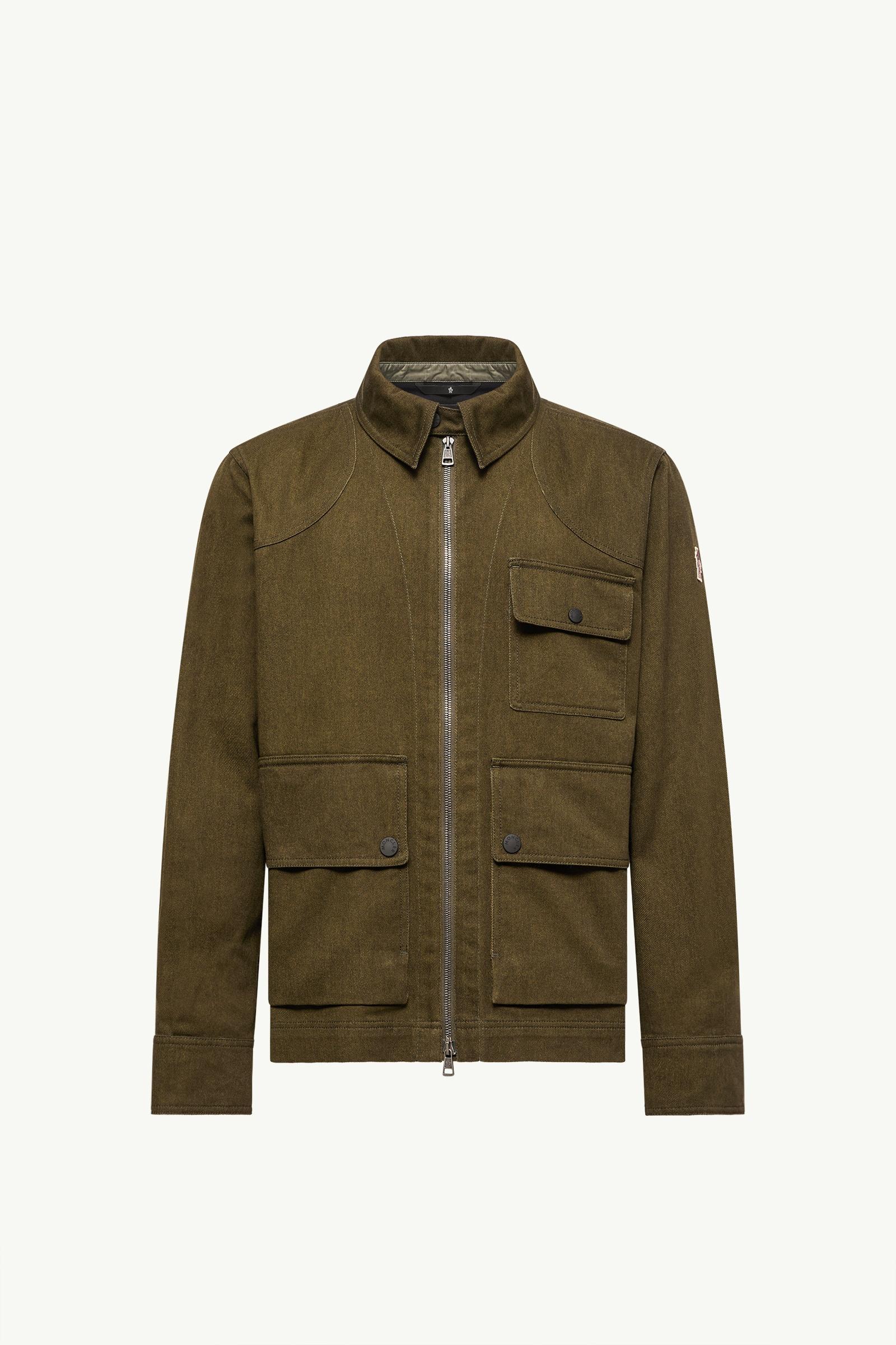 Cotton Long Sleeve Shirt Men Olive Green Moncler, 1 of 0