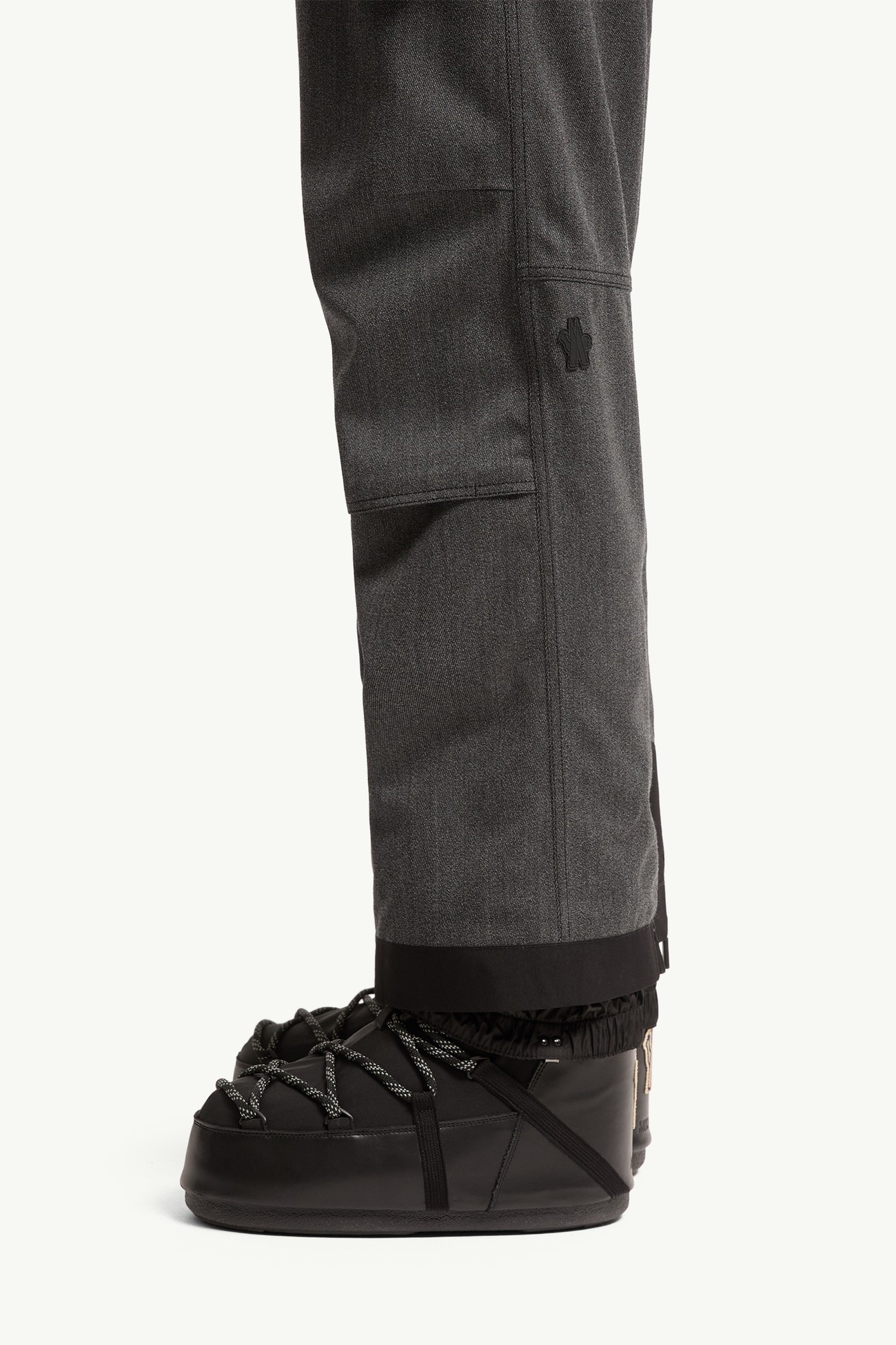 Wool Ski Trousers Men Dark Gray Moncler 1