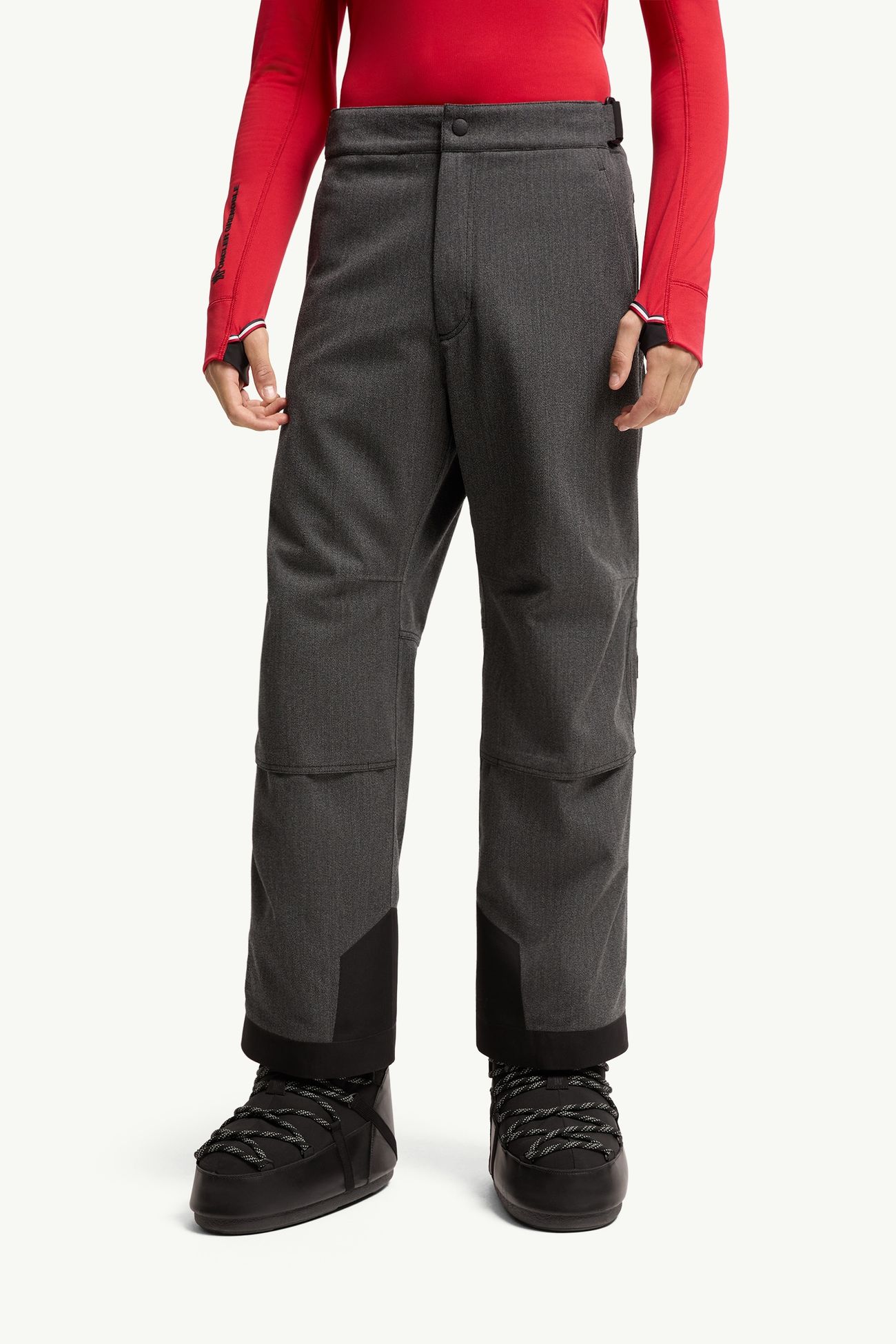 Skihose aus Wolle Herren Dunkelgrau Moncler 3