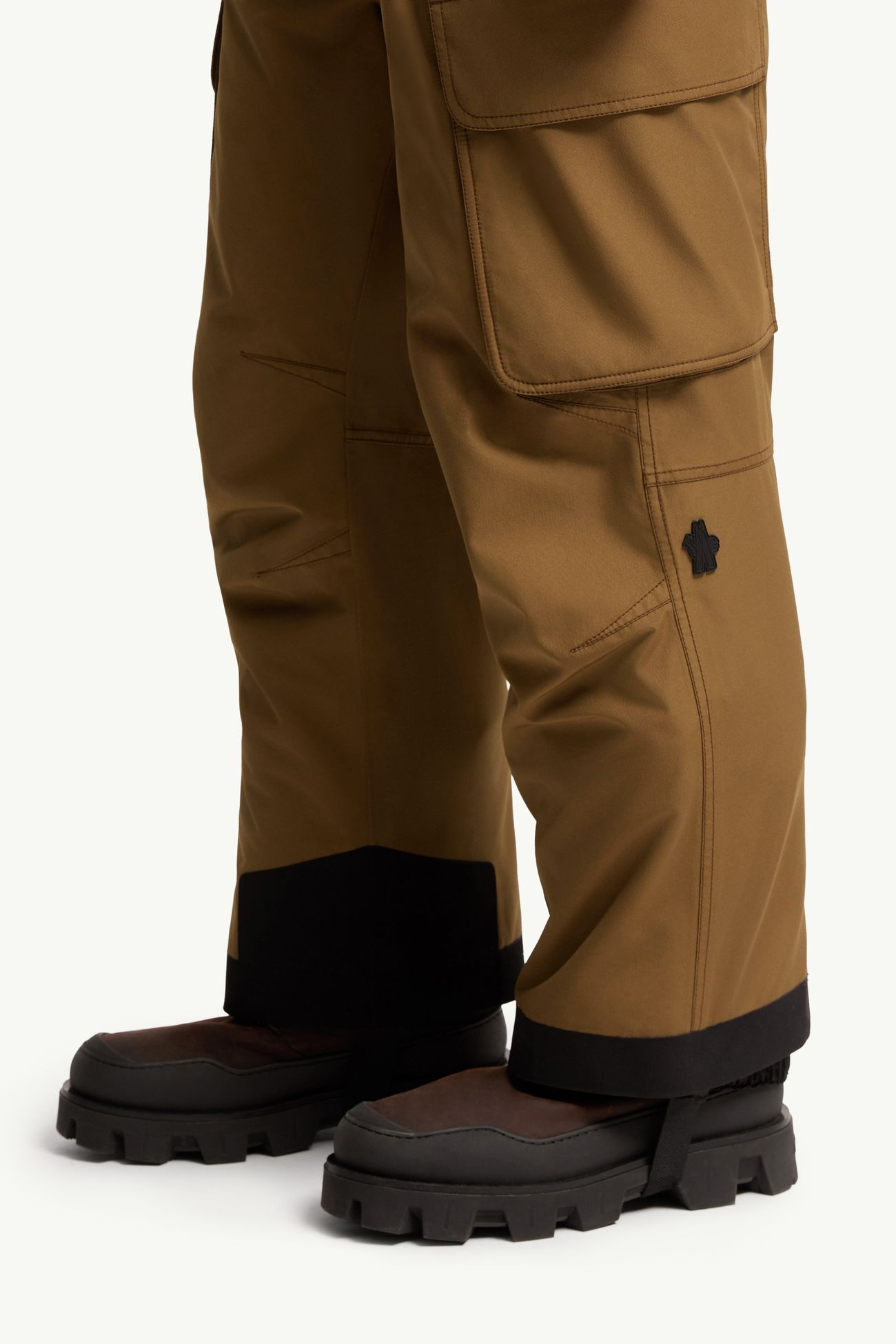 Insulated Ski Pants Men Light Brown Moncler 1
