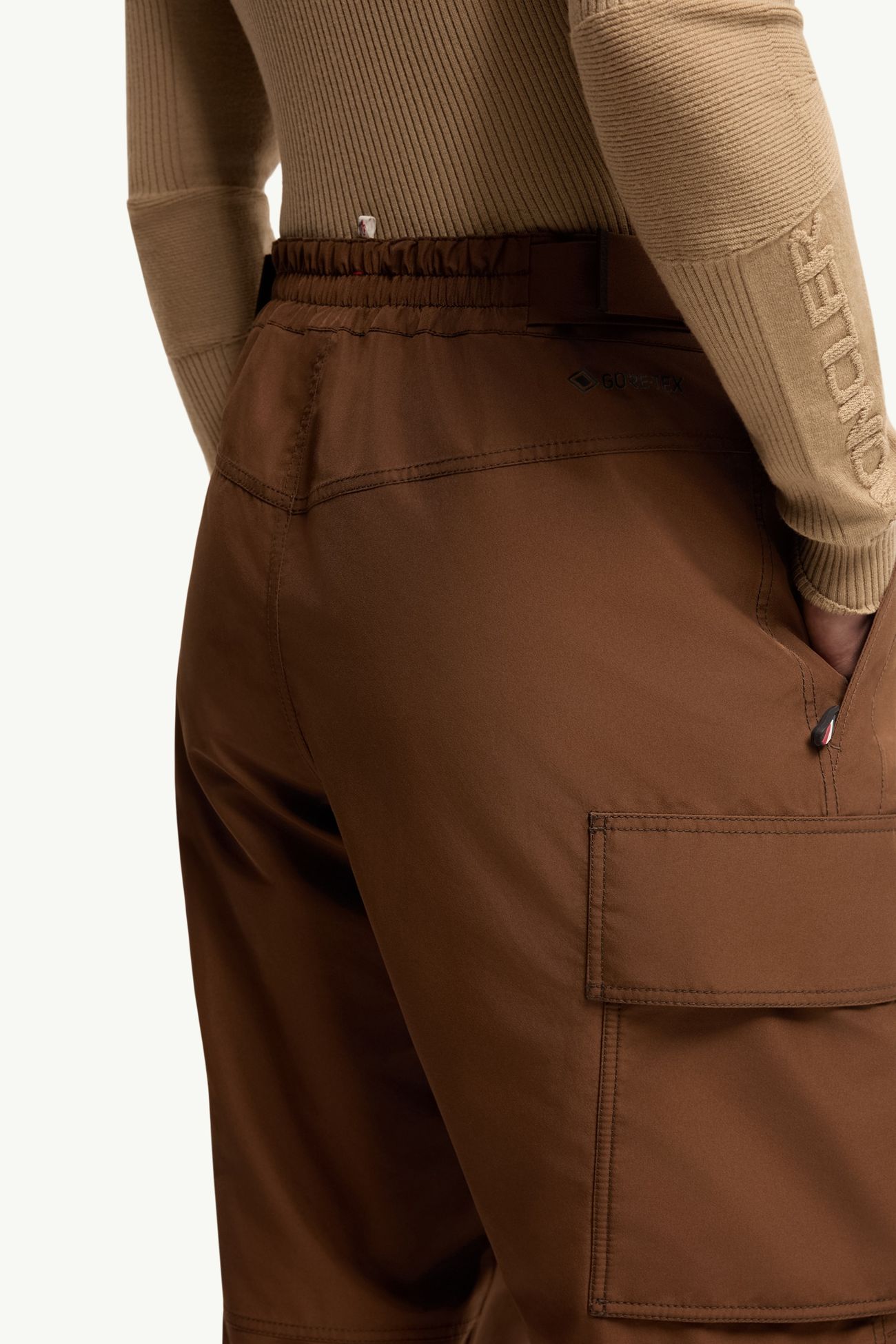 Insulated Ski Pants Men Brown Moncler 5