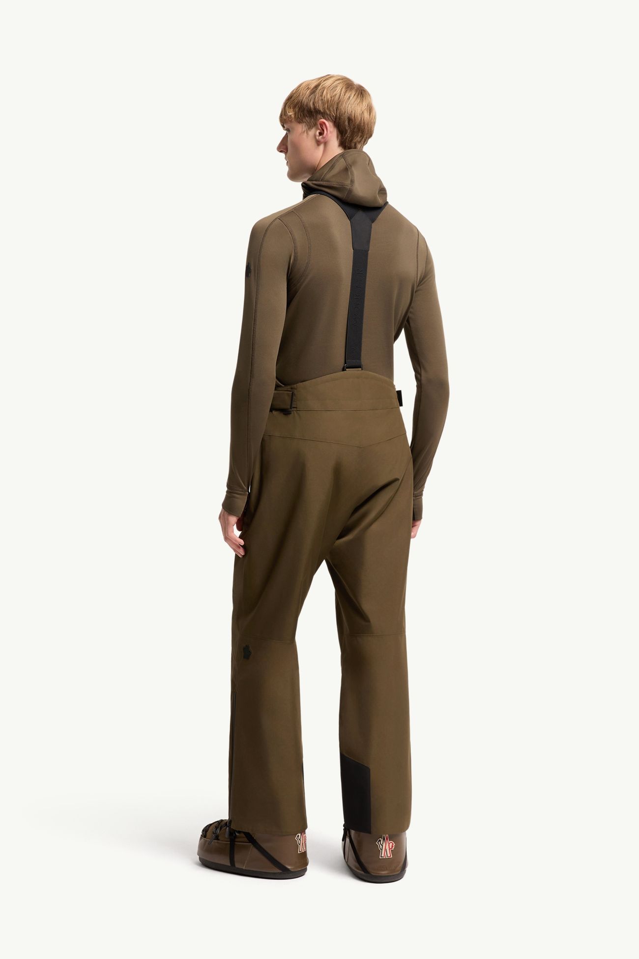 Insulated GORE-TEX® Ski Bib Men Olive Green Moncler 4