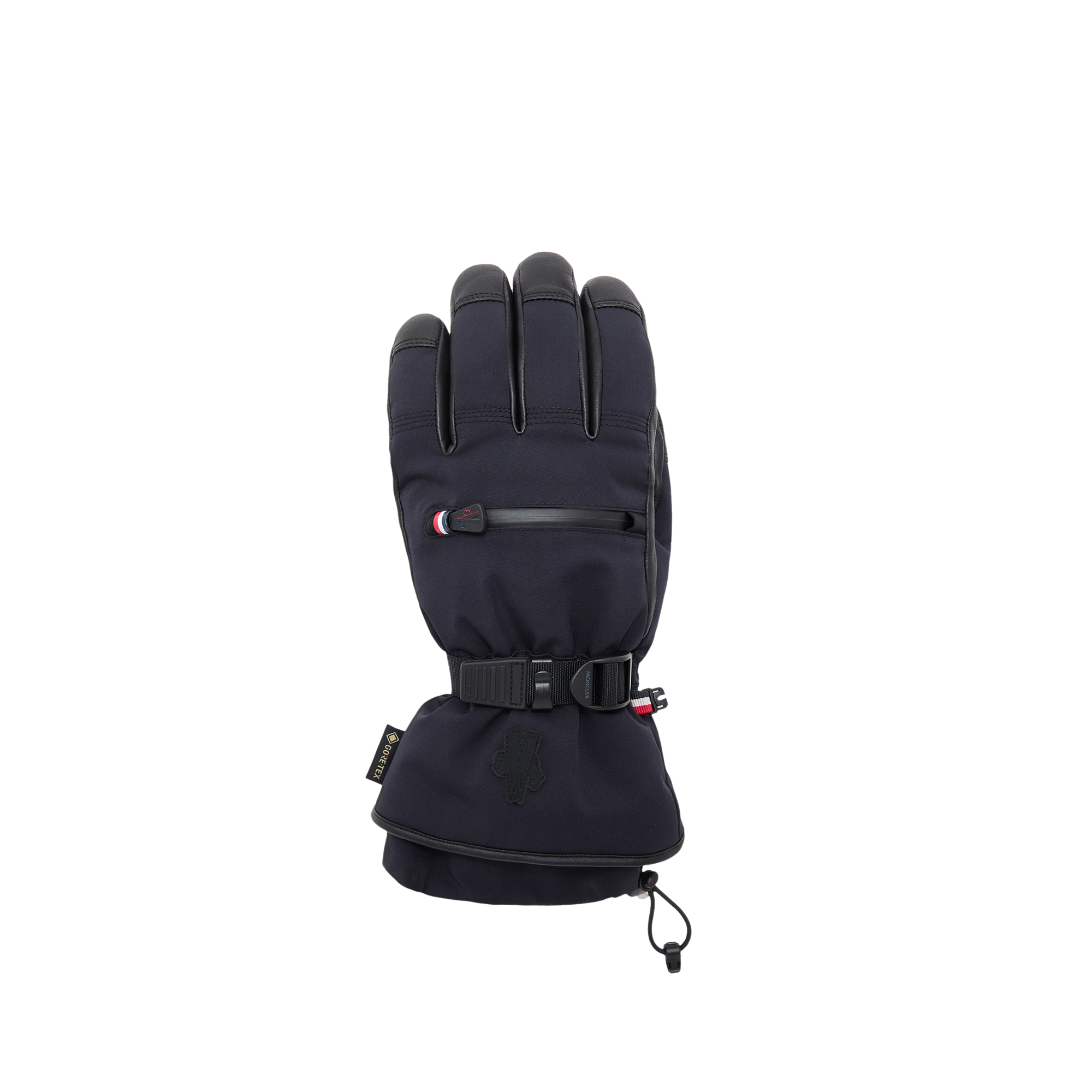 Moncler Guanti Imbottiti Uomo da Blu, Taglia: L