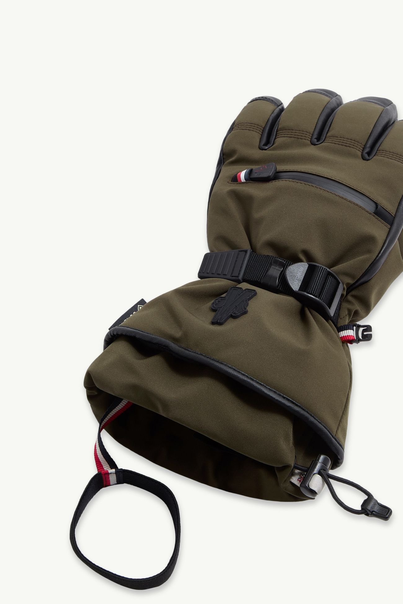Padded Gloves Men Olive Green Moncler 3