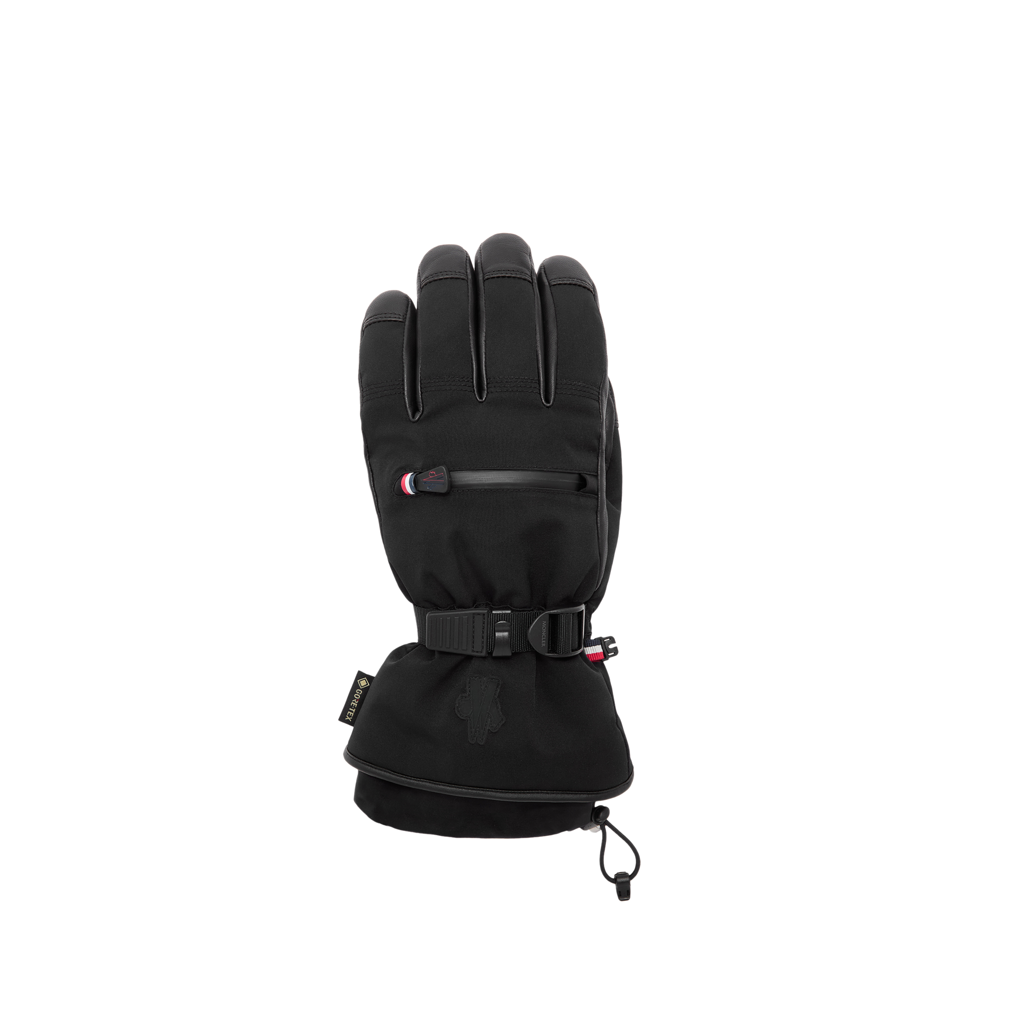 Moncler Men's Leather Ski Gloves - Black 999 - M - Image 4
