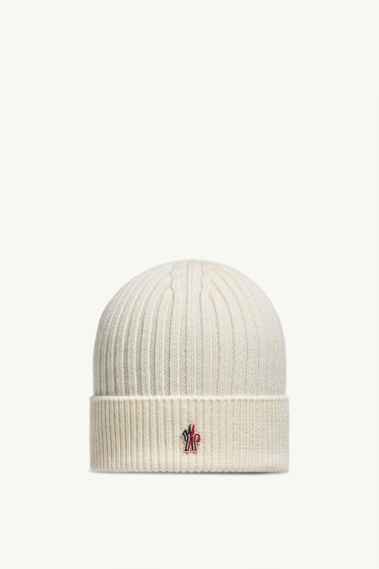 Bonnet en laine Hommes Blanc Ivoire Moncler 0