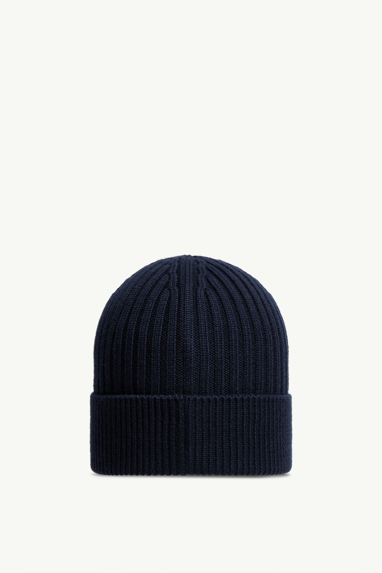 Mütze aus Wolle Herren Navyblau Moncler 3
