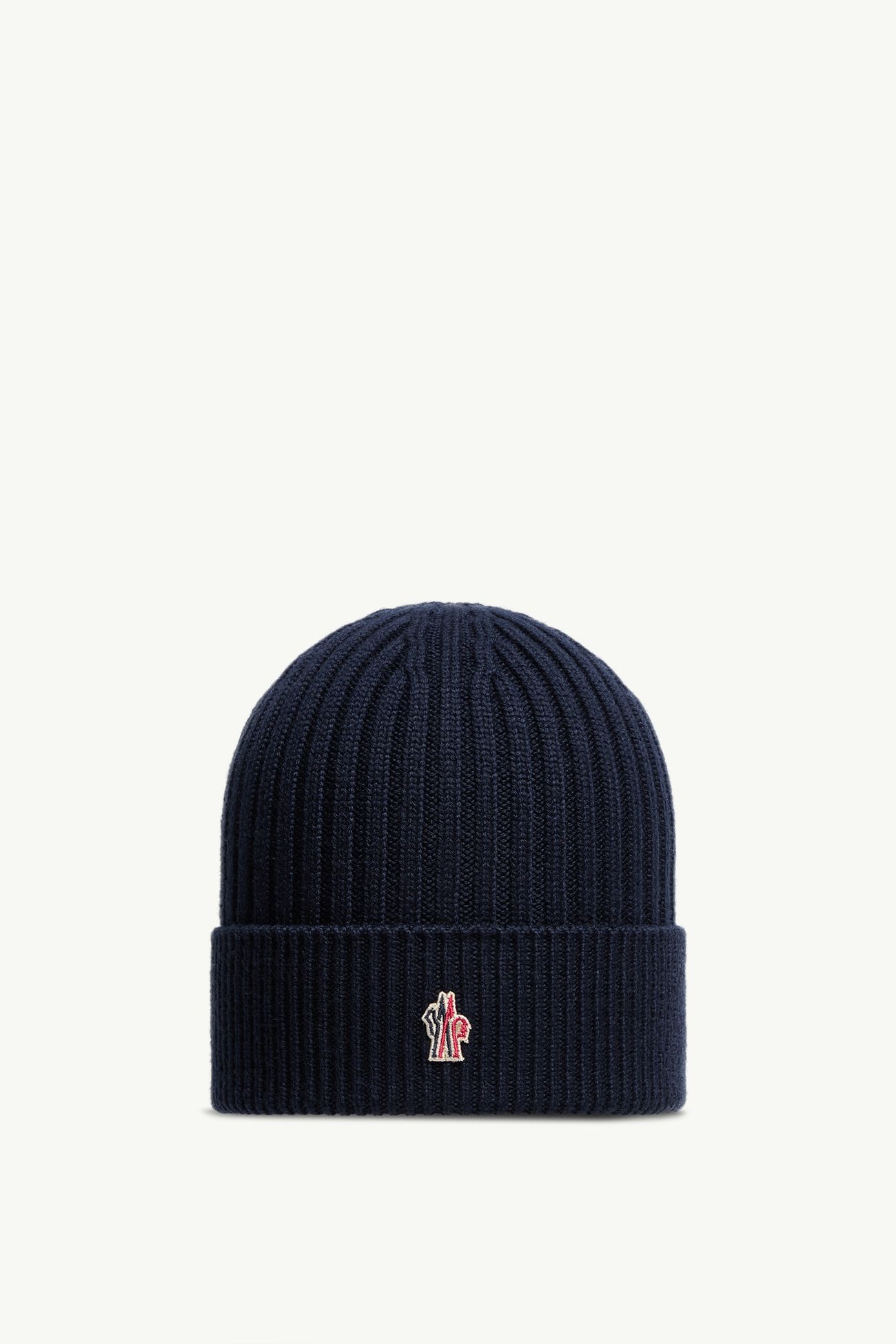 Berretto in lana Uomo Blu Navy Moncler 0