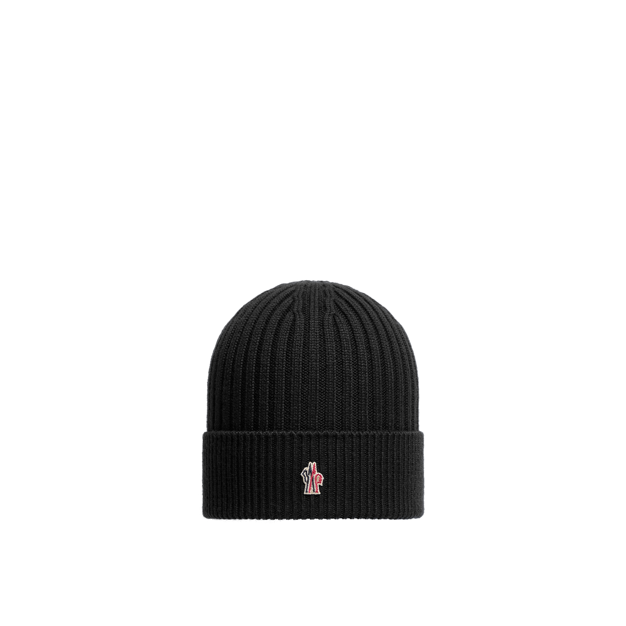 Grenoble    Wool Beanie for Men in Black, Size: One Size, Moncler