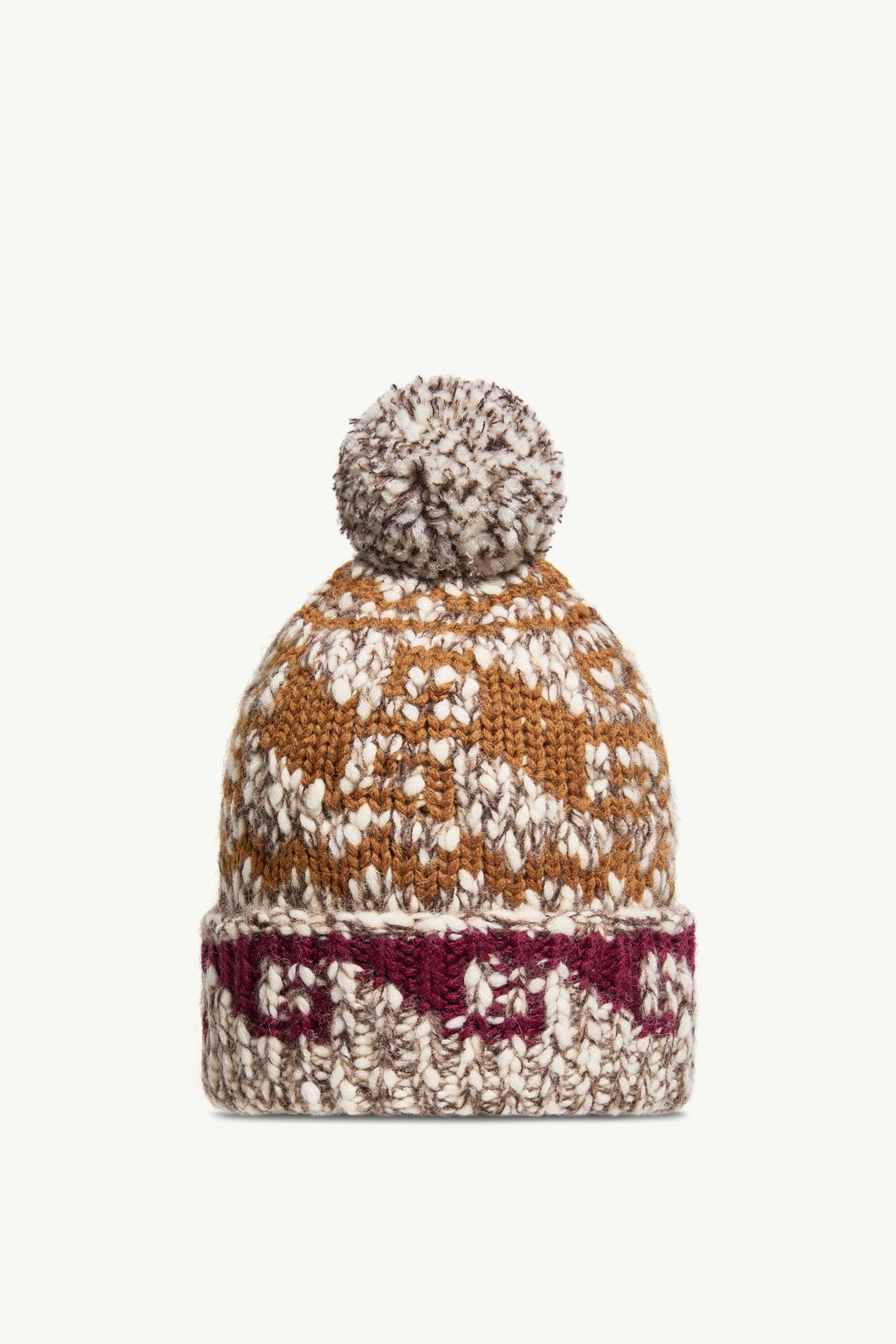 絨球裝飾羊駝毛羊毛混紡冷帽 男士 Moncler 3