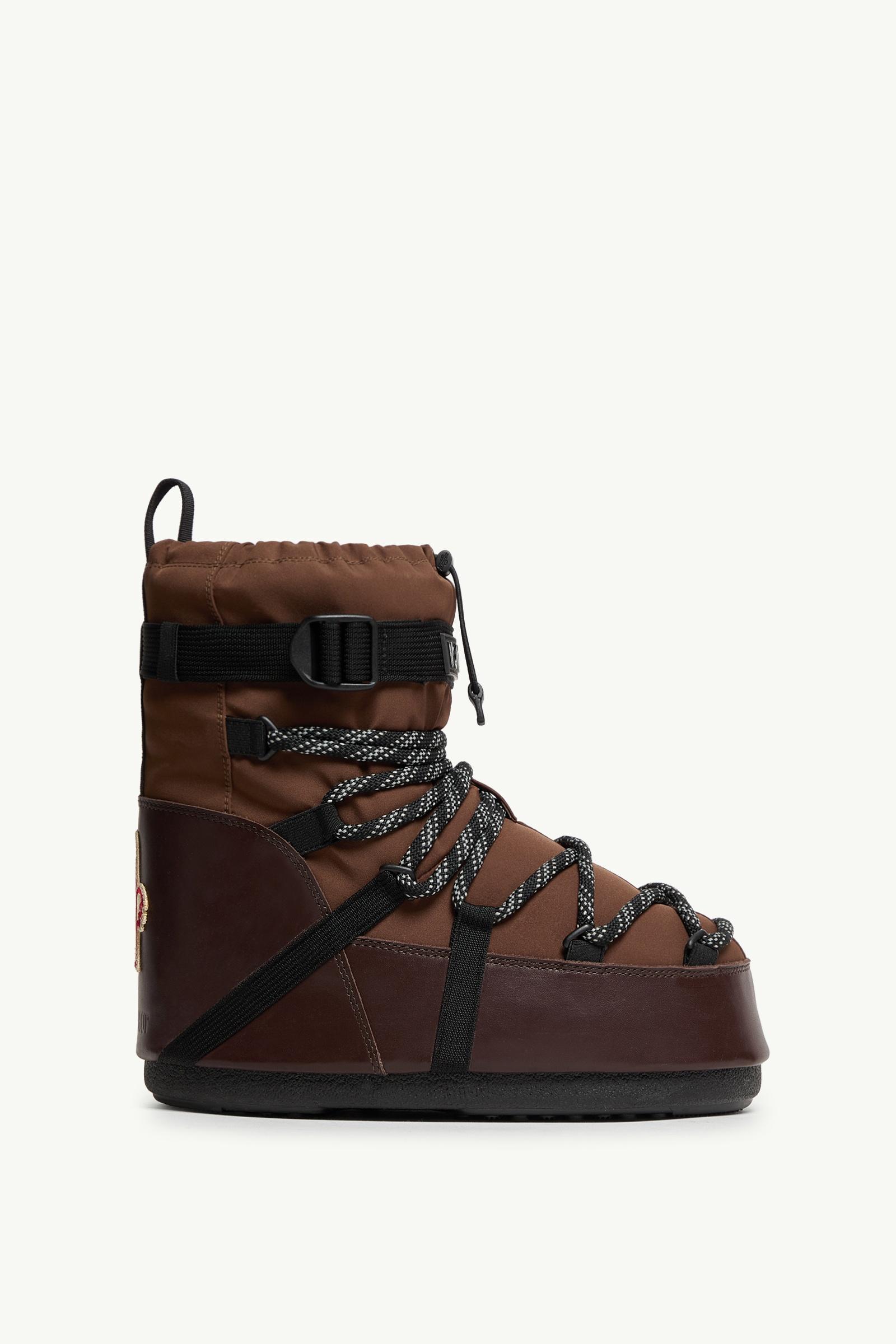 Moon Boot x Moncler Grenoble Icon Low Snow Boot Men Brown Moncler, 1 of 0