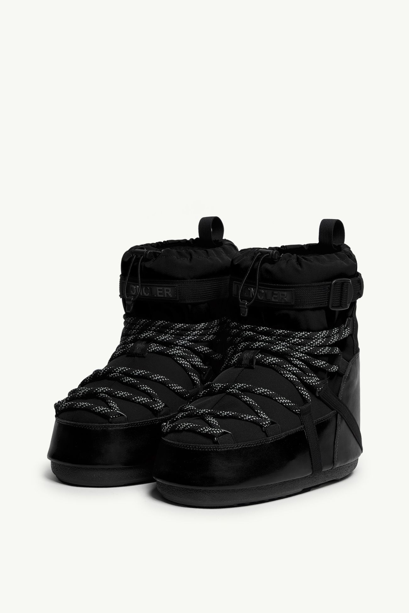 Moon Boot x Moncler Grenoble Icon Low Snow Boot Men Black Moncler 3