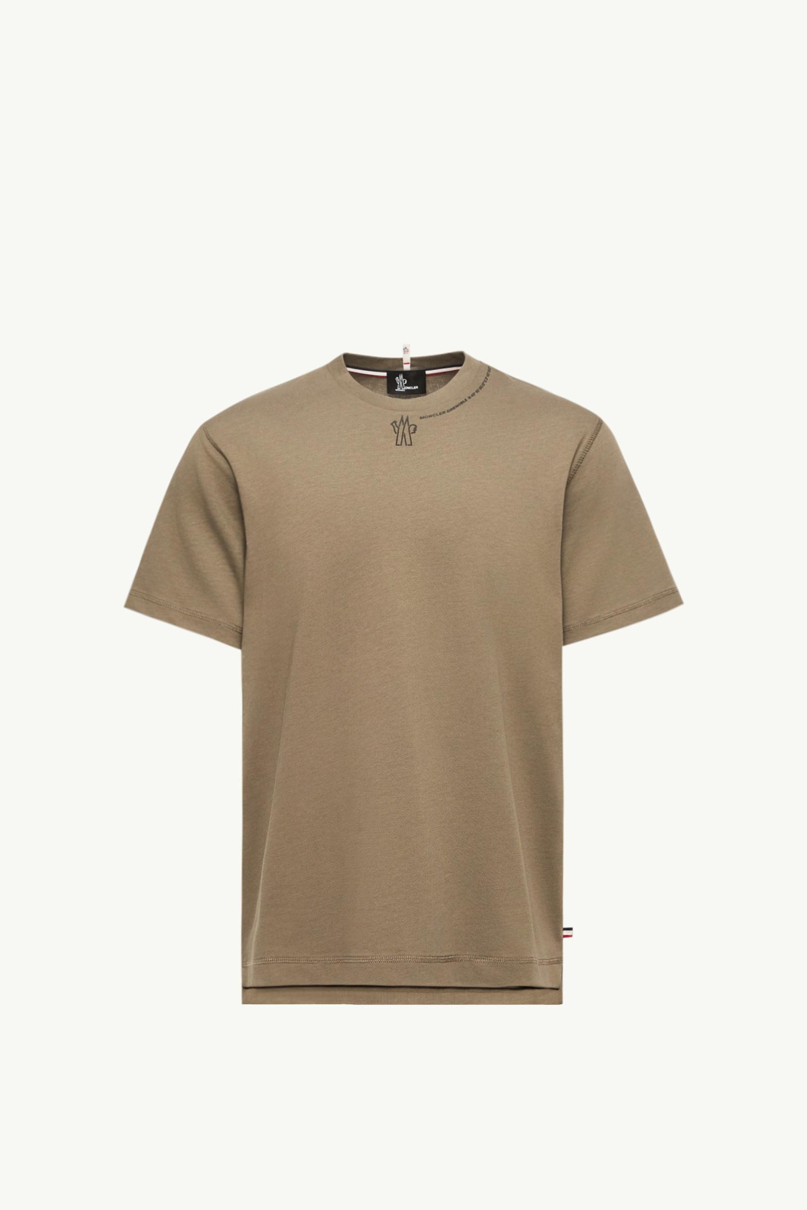 Coordinates Logo Cotton T-Shirt Men Olive Green Moncler, 1 of 0