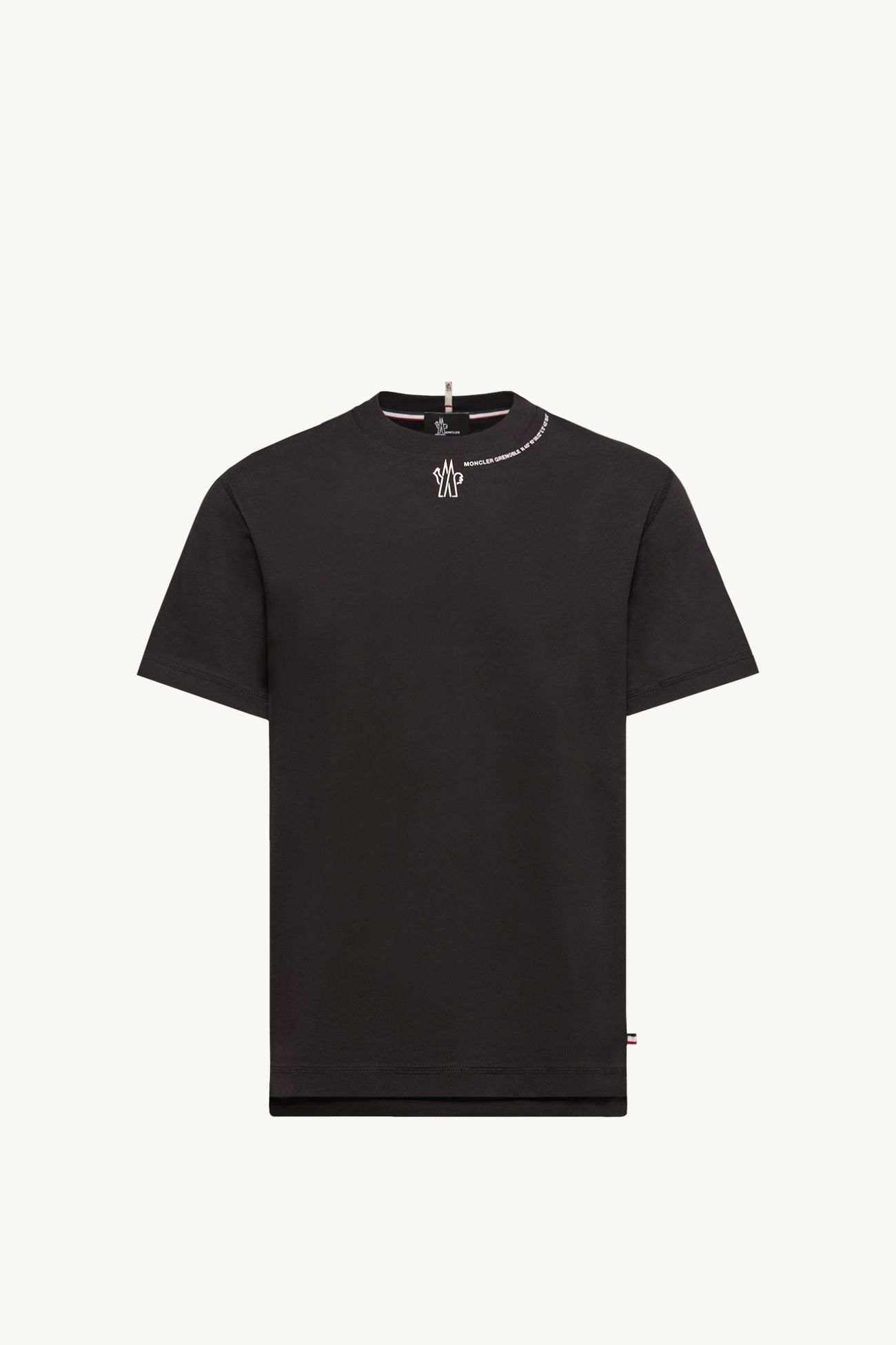 Coordinates Logo Cotton T-Shirt Men Black Moncler 2