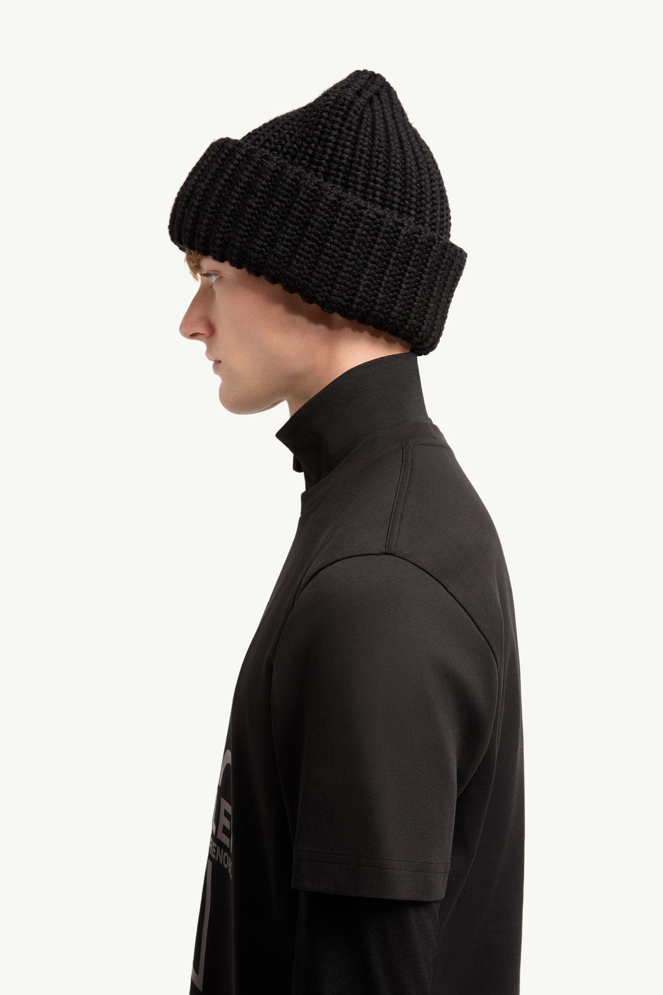 Logo Cotton T-Shirt Men Black Moncler 1