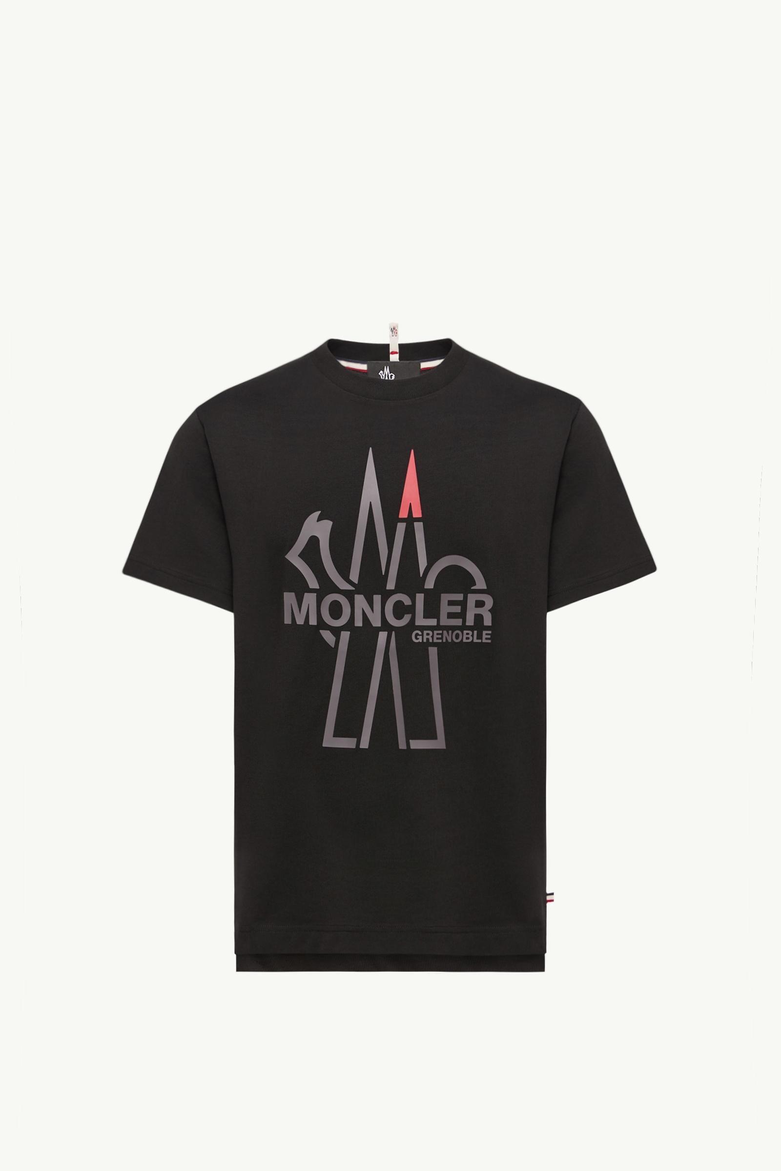 Logo Cotton T-Shirt Men Black Moncler, 1 of 0