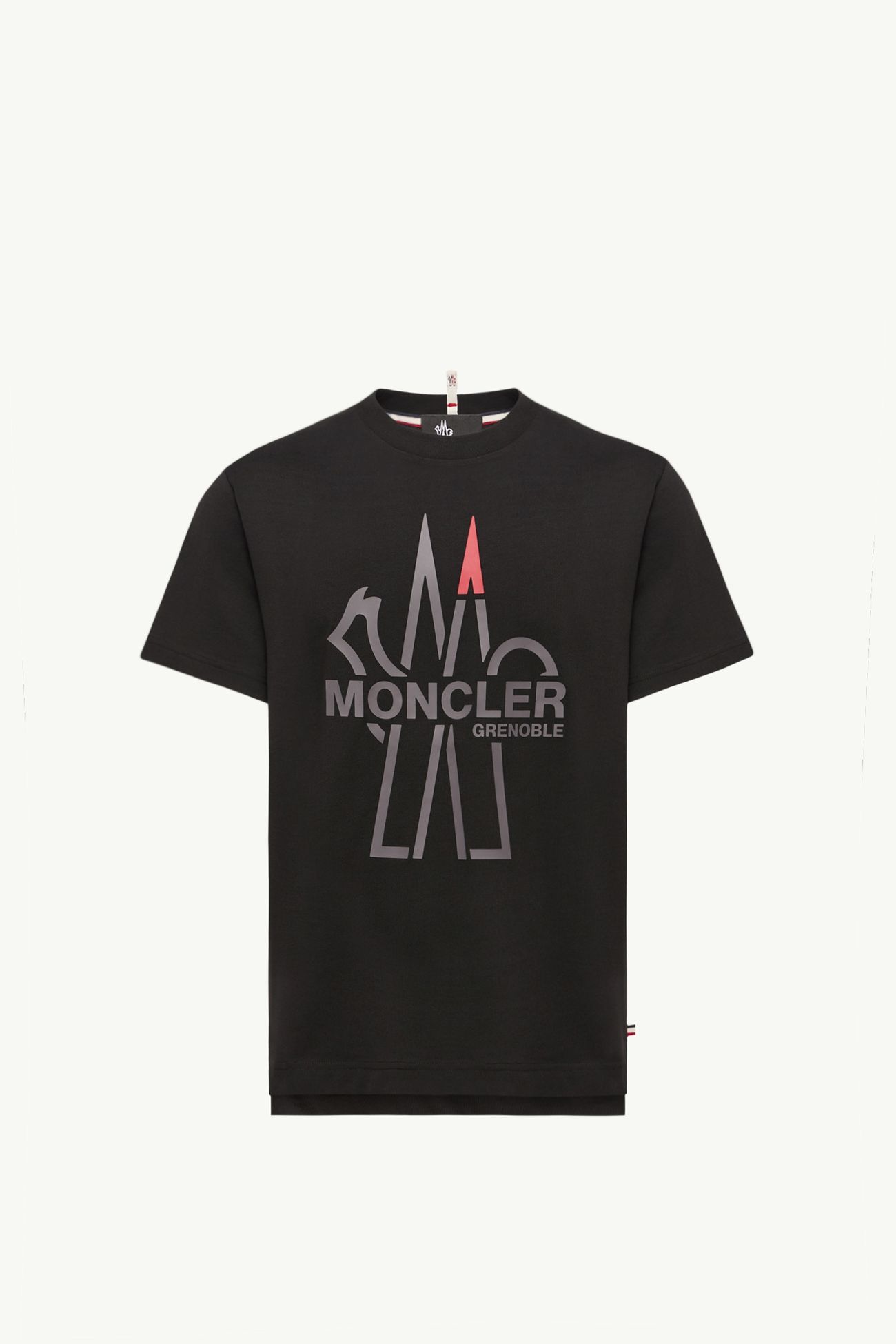 Logo Cotton T-Shirt Men Black Moncler 2
