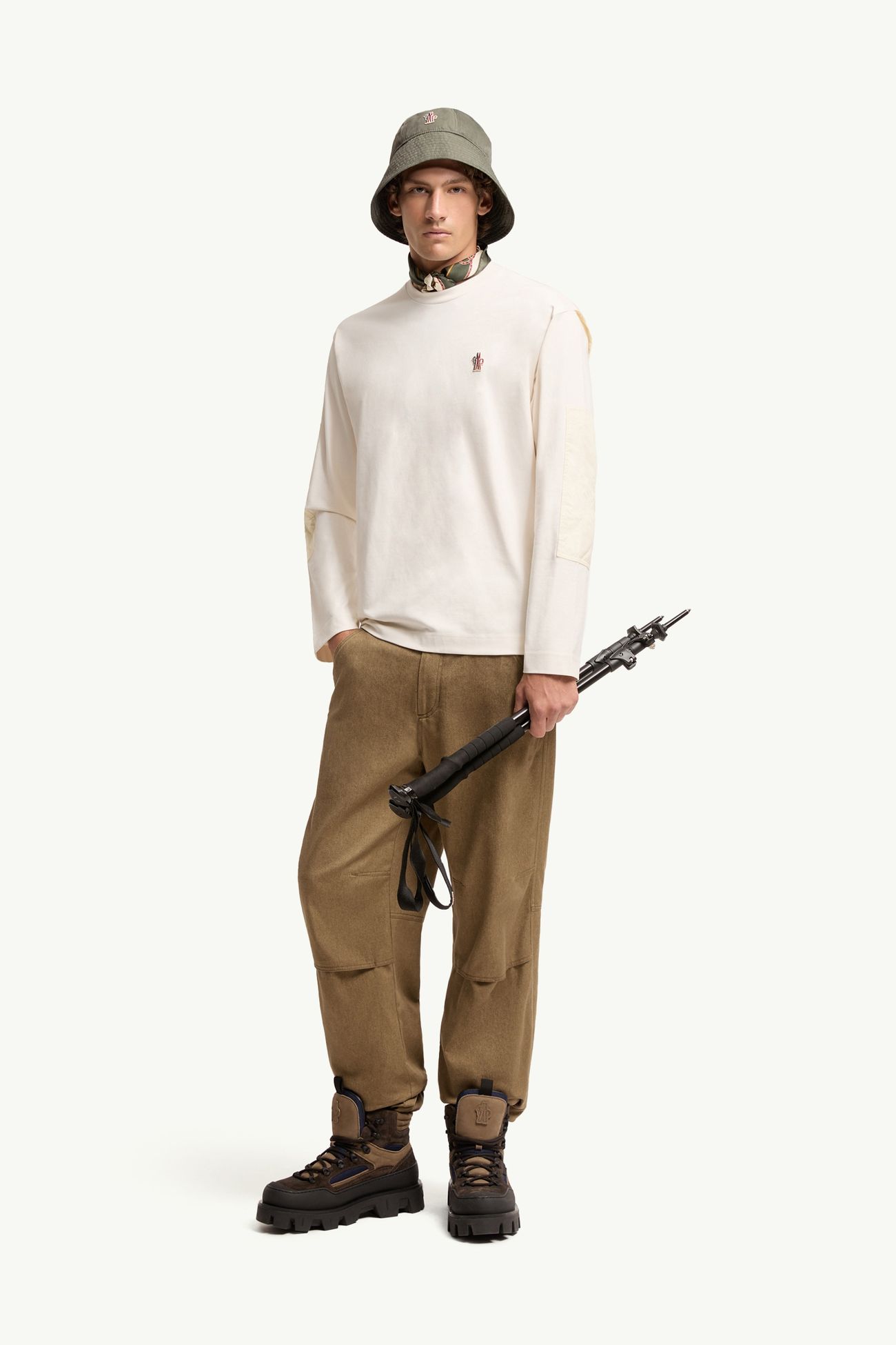 ロングスリーブTシャツ メンズ ホワイト Moncler 0