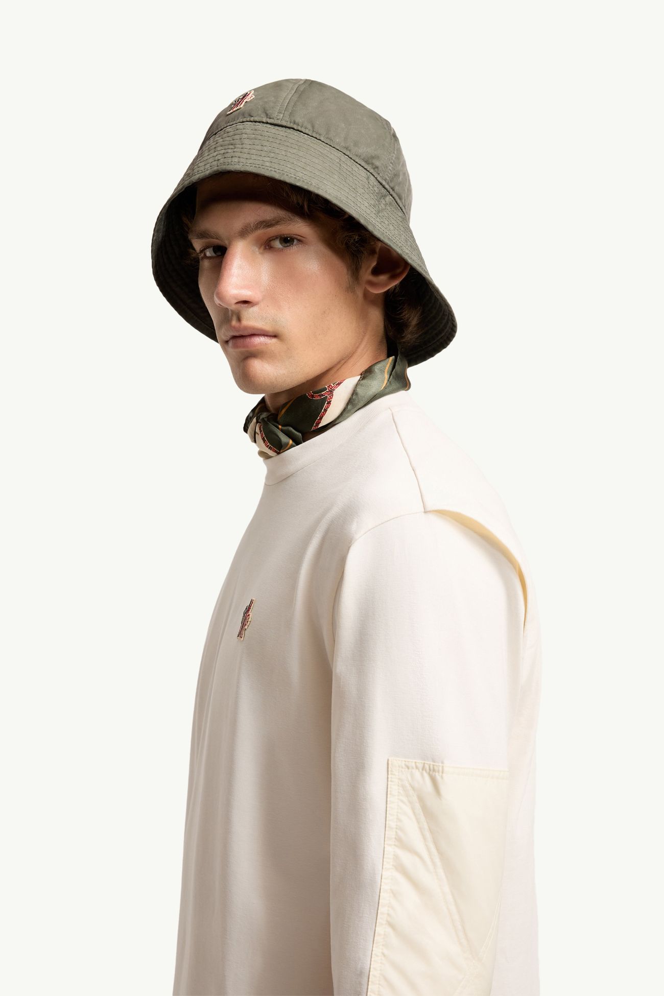ロングスリーブTシャツ メンズ ホワイト Moncler 1