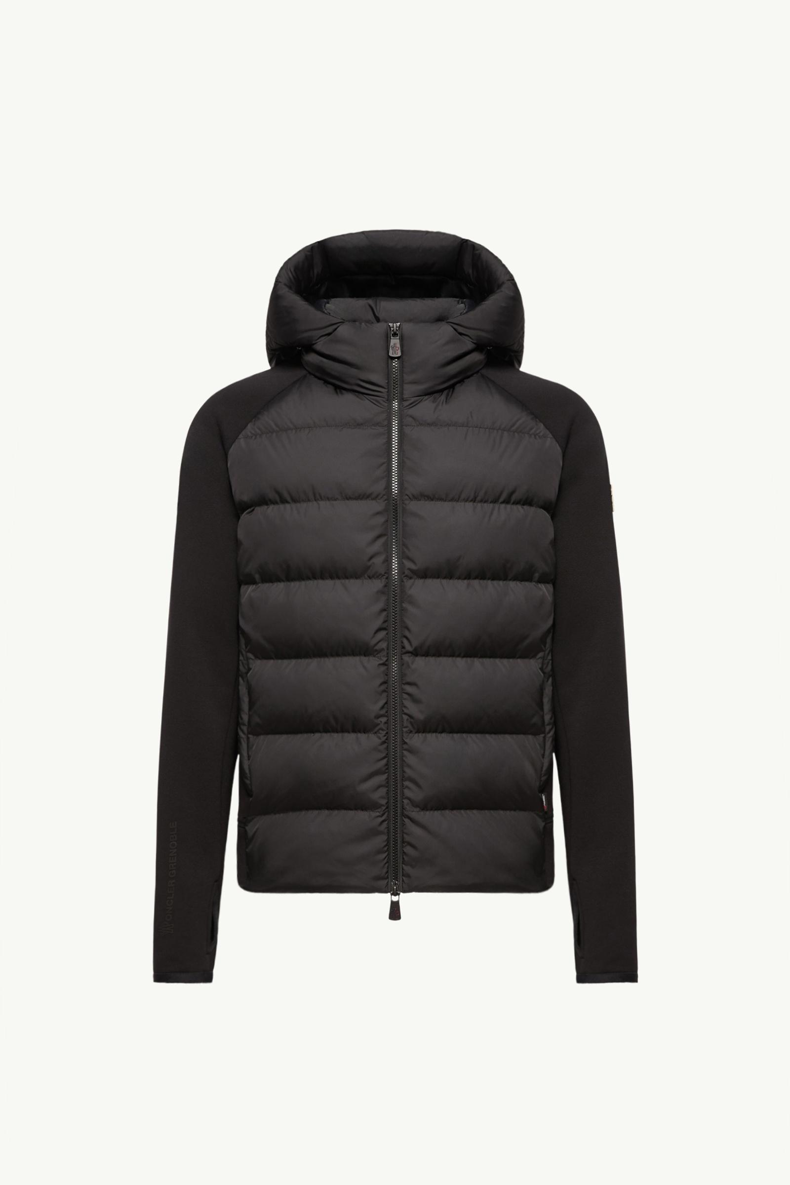 Gepolsterter Polartec® Kapuzenpullover mit Reißverschluss Herren Schwarz Moncler, 1 of 0