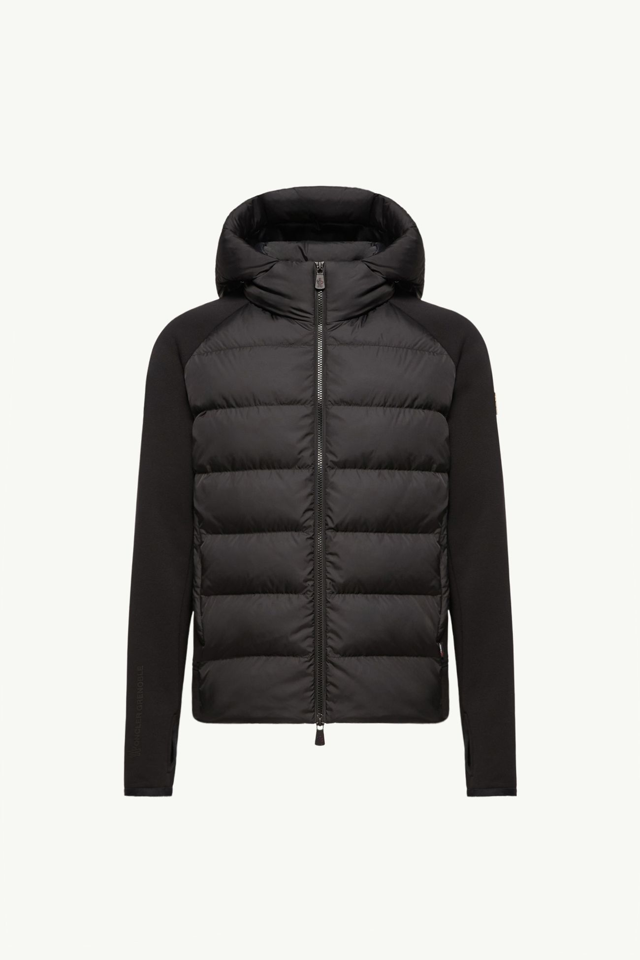 Felpa imbottita con cappuccio e zip in Polartec® Uomo Nero Moncler 2