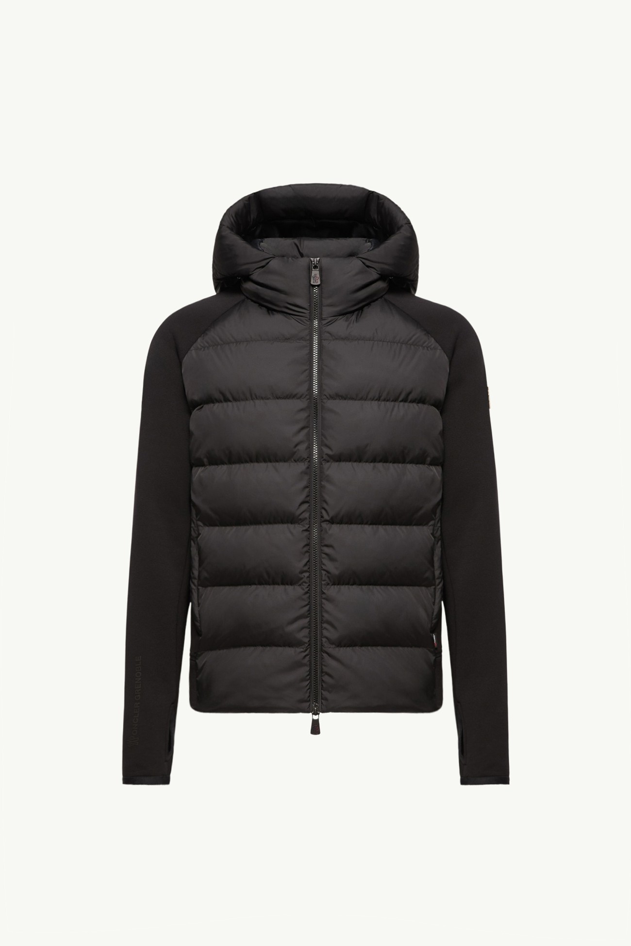 Padded Polartec® Zip-Up Hoodie Men Black Moncler 2