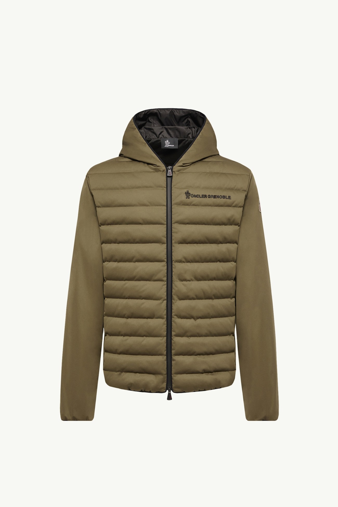 Felpa imbottita con zip Uomo Verde Scuro Moncler 2